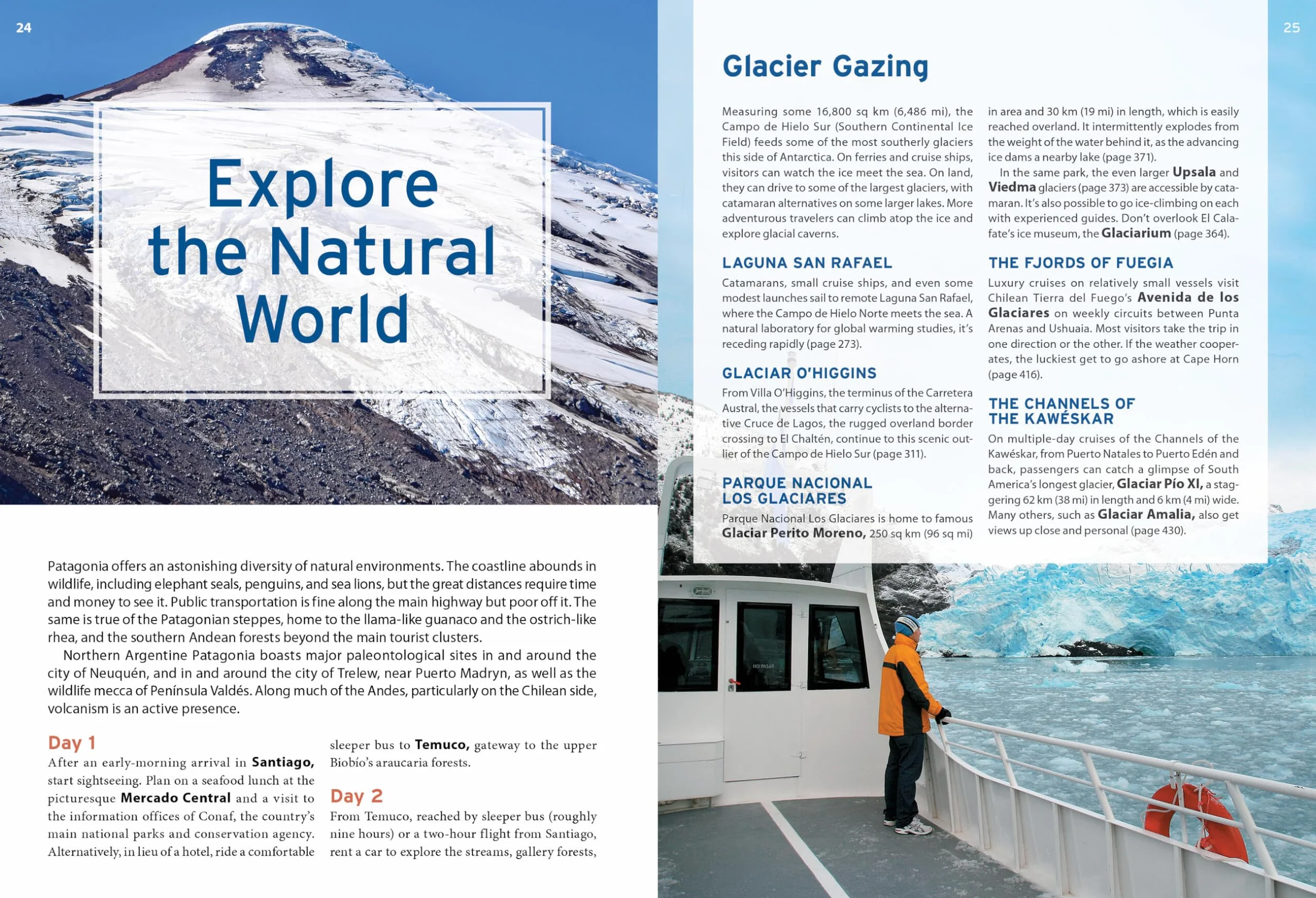 Moon Patagonia: National Parks in Argentina & Chile Fjords Glaciers Road Trips