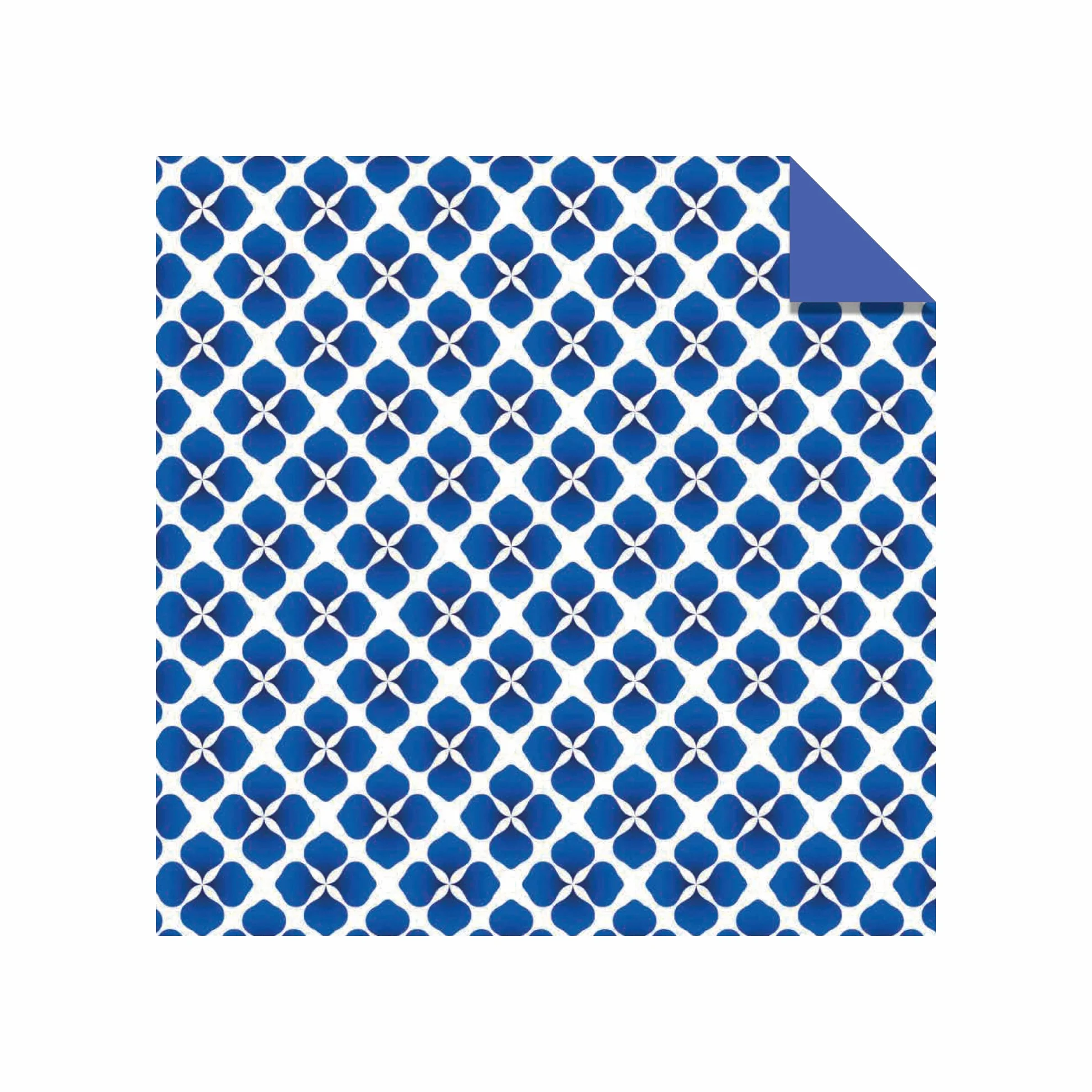 Origami Paper 200 Sheets 6" (15 cm) Double Sided Blue White Patterns 12 Designs
