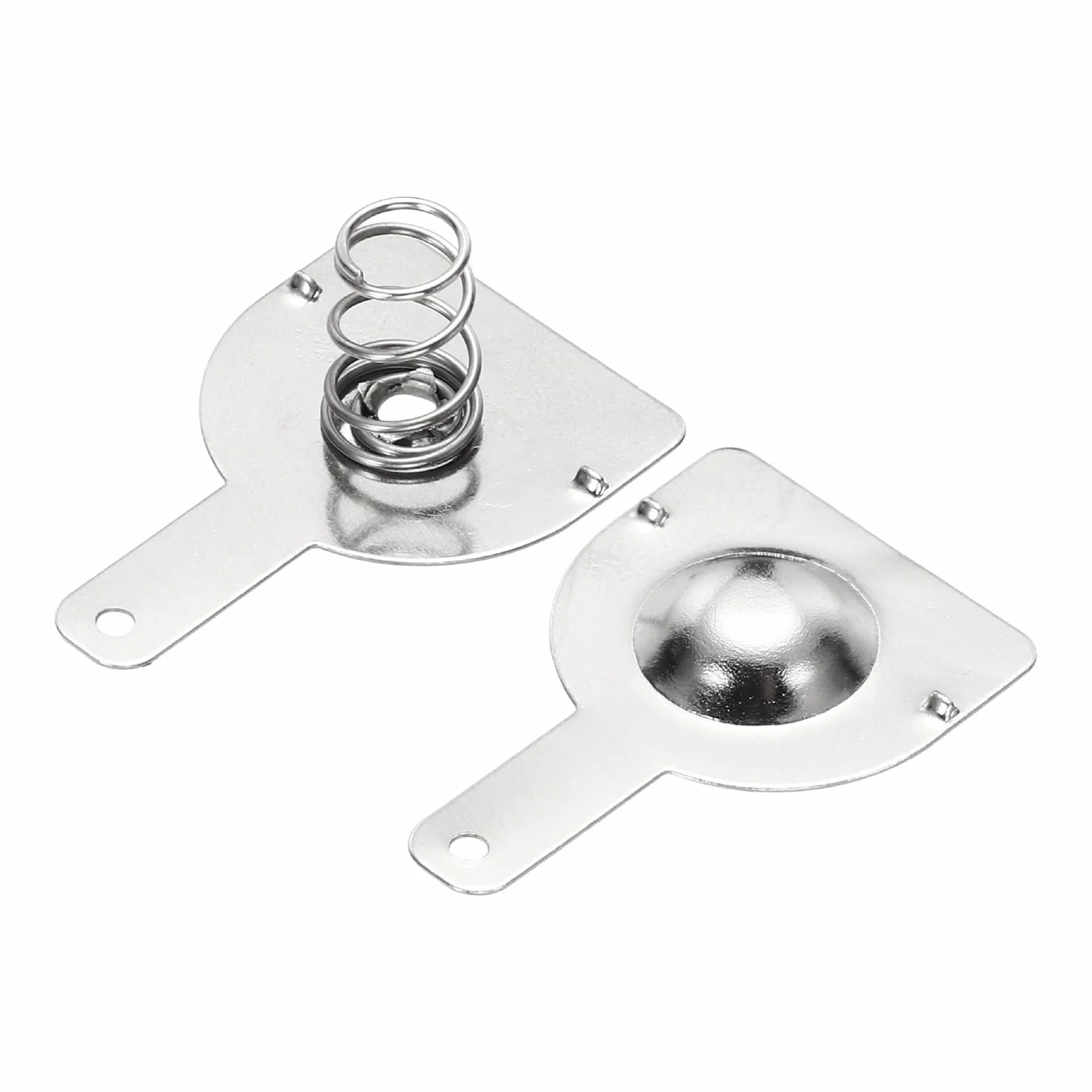 QUARKZMAN 20 sztuk baterii 18650 sprężyna kontaktowa niklowana płyta 18,5 mm x 16 mm plus do minus konwersja sprężyna zamienna do montażu PCB i uchwytu baterii