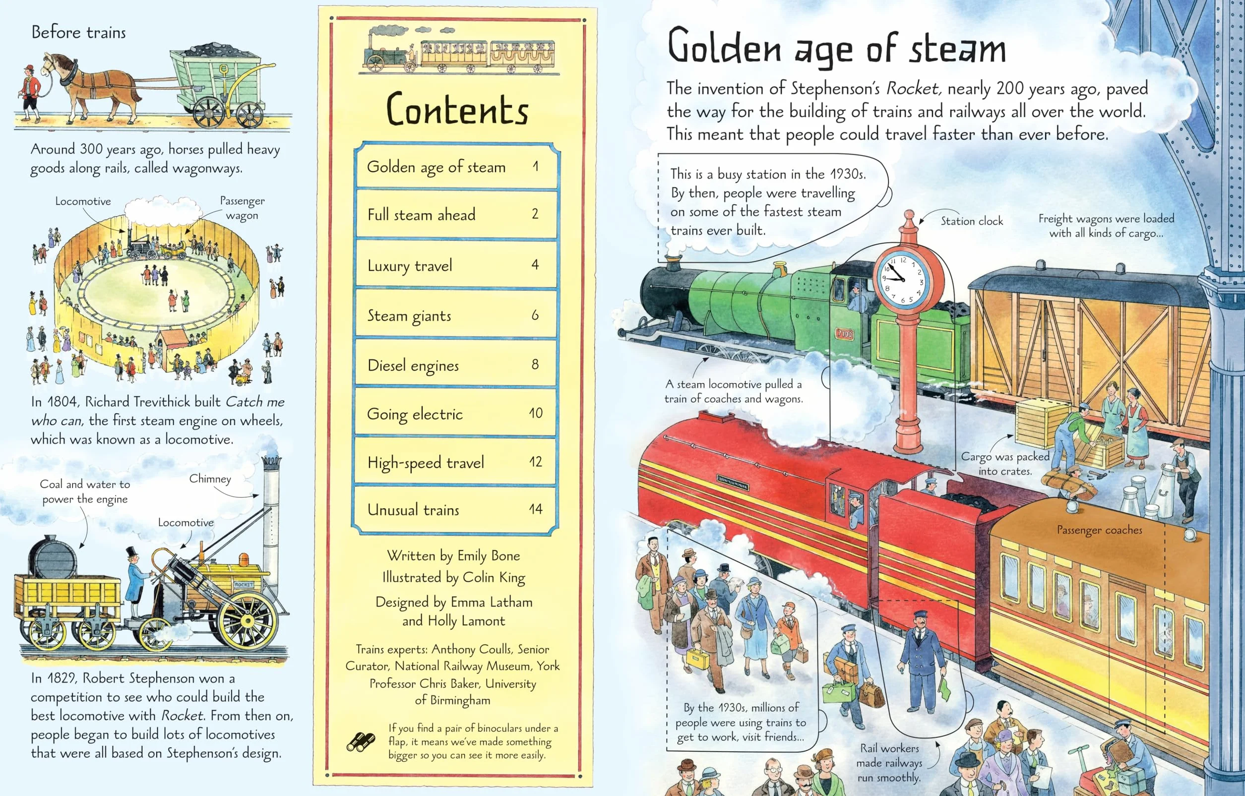 See Inside Trains (Usborne See Inside)