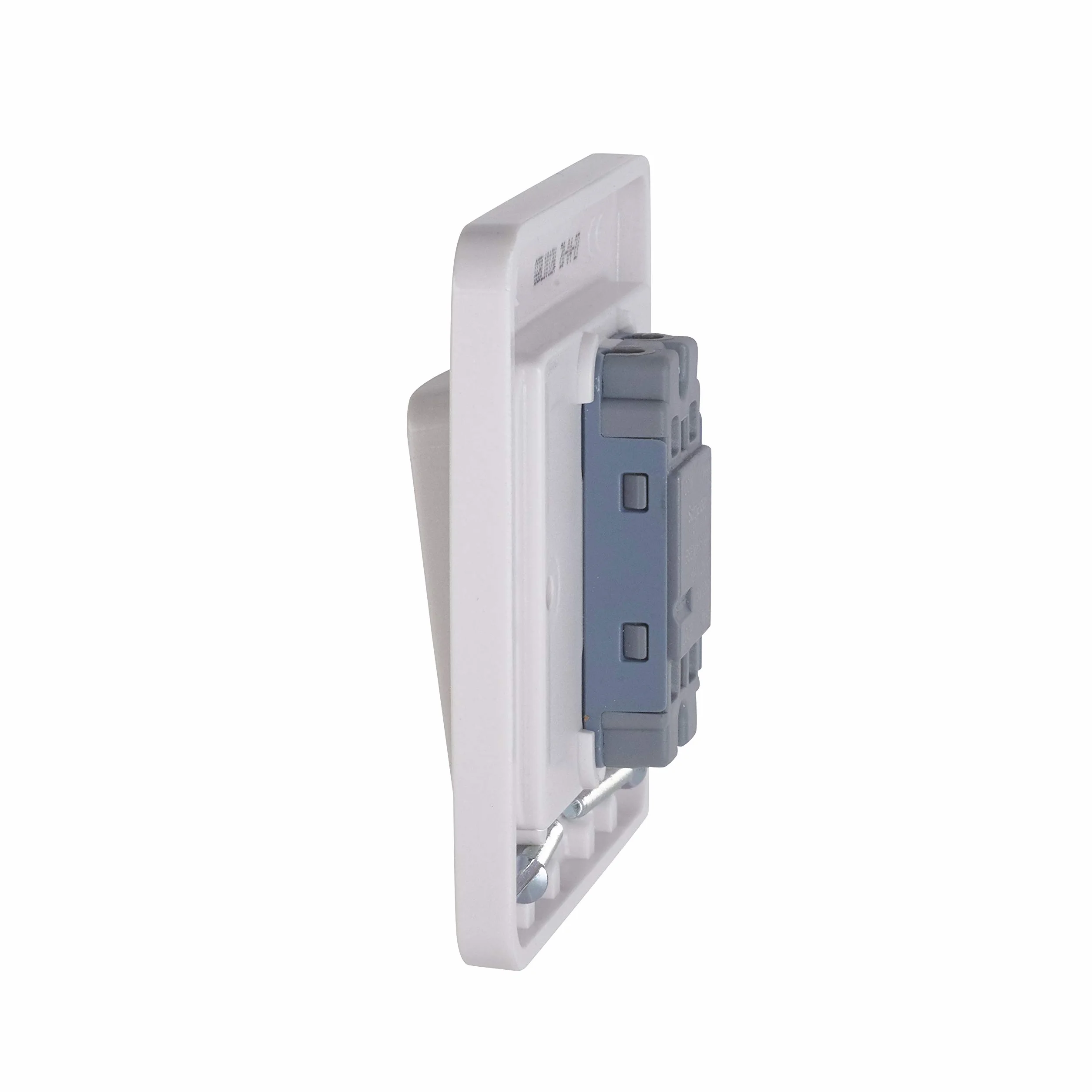 Schneider Electric GGBL1012W Lisse szeroki przełącznik kołyskowy, 1 gang, 2-drożny, 10AX, biały - opakowanie 10 szt.