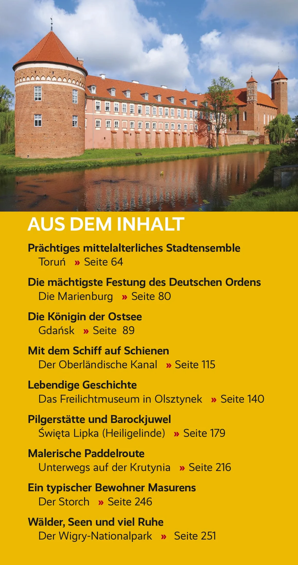 TRESCHER Reiseführer Masuren: Marienburg, Danzig, Thorn