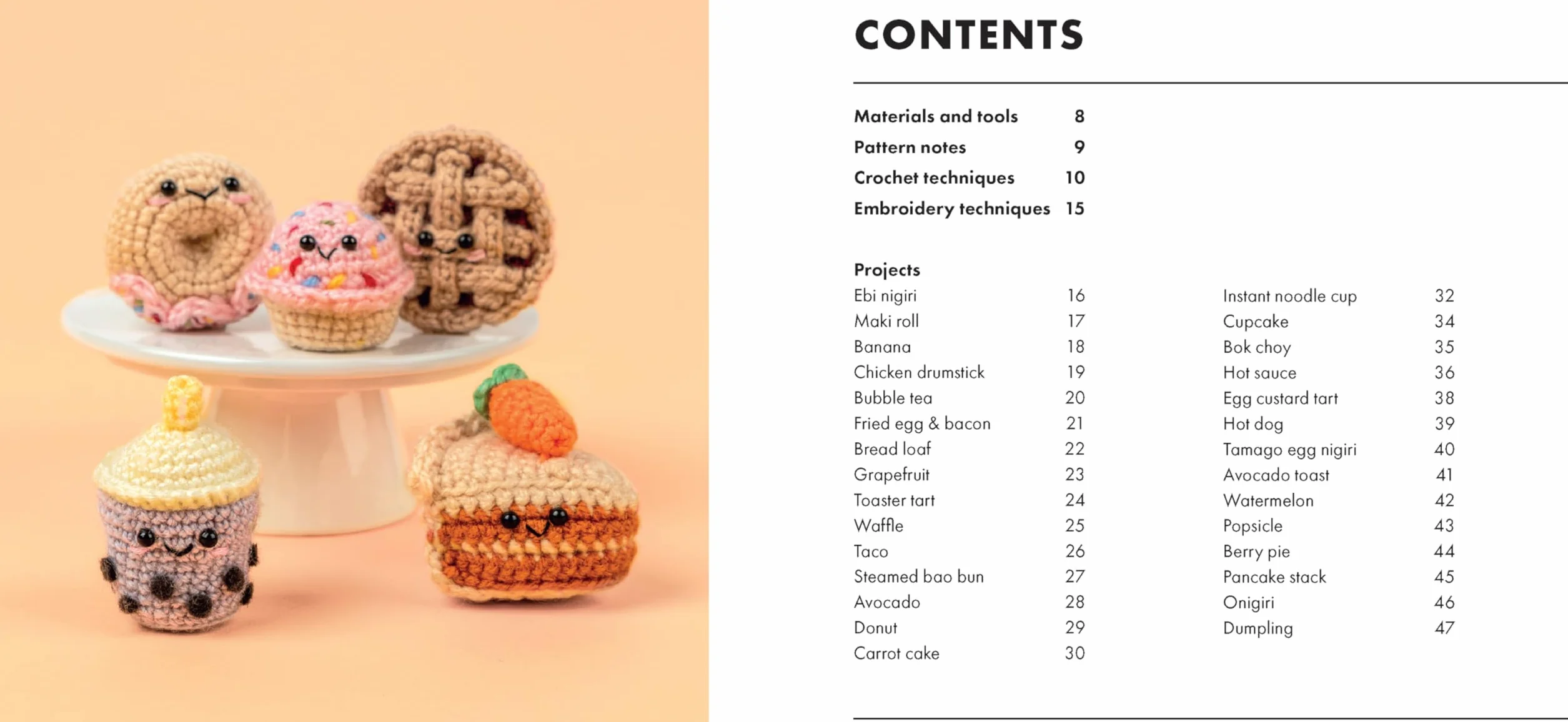 Mini Amigurumi Food: 29 Tiny Treats to Crochet