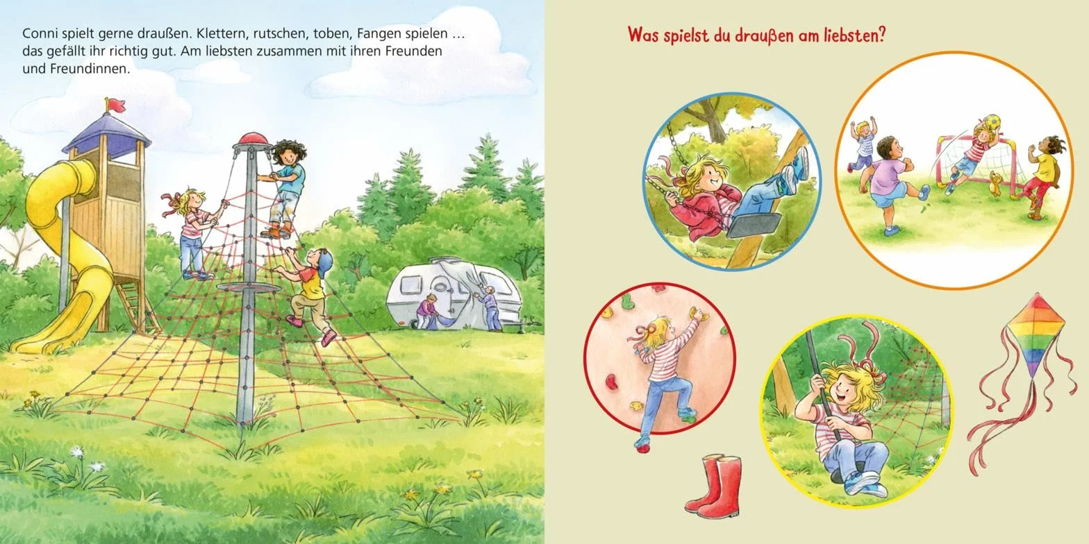 Conni-Pappbilderbuch: Meine Freundin Conni. Das mag ich und was magst du?: Zum Mitmachen, Auswählen und Entscheiden | Interaktives Buch ab 3 Jahren zur spielerischen Förderung der Selbstwahrnehmung