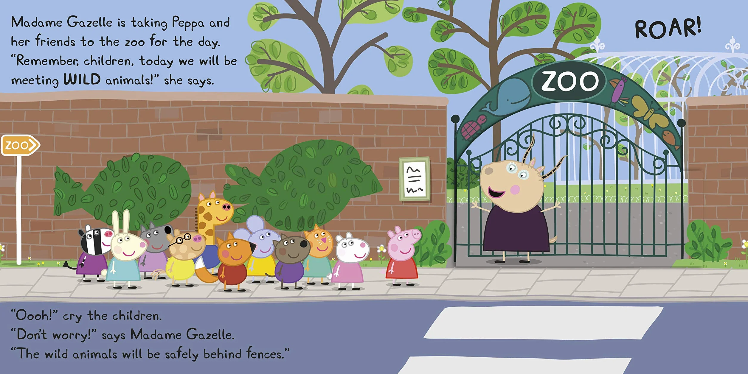 Peppa Pig: At the Zoo: A Lift-the-Flap Book