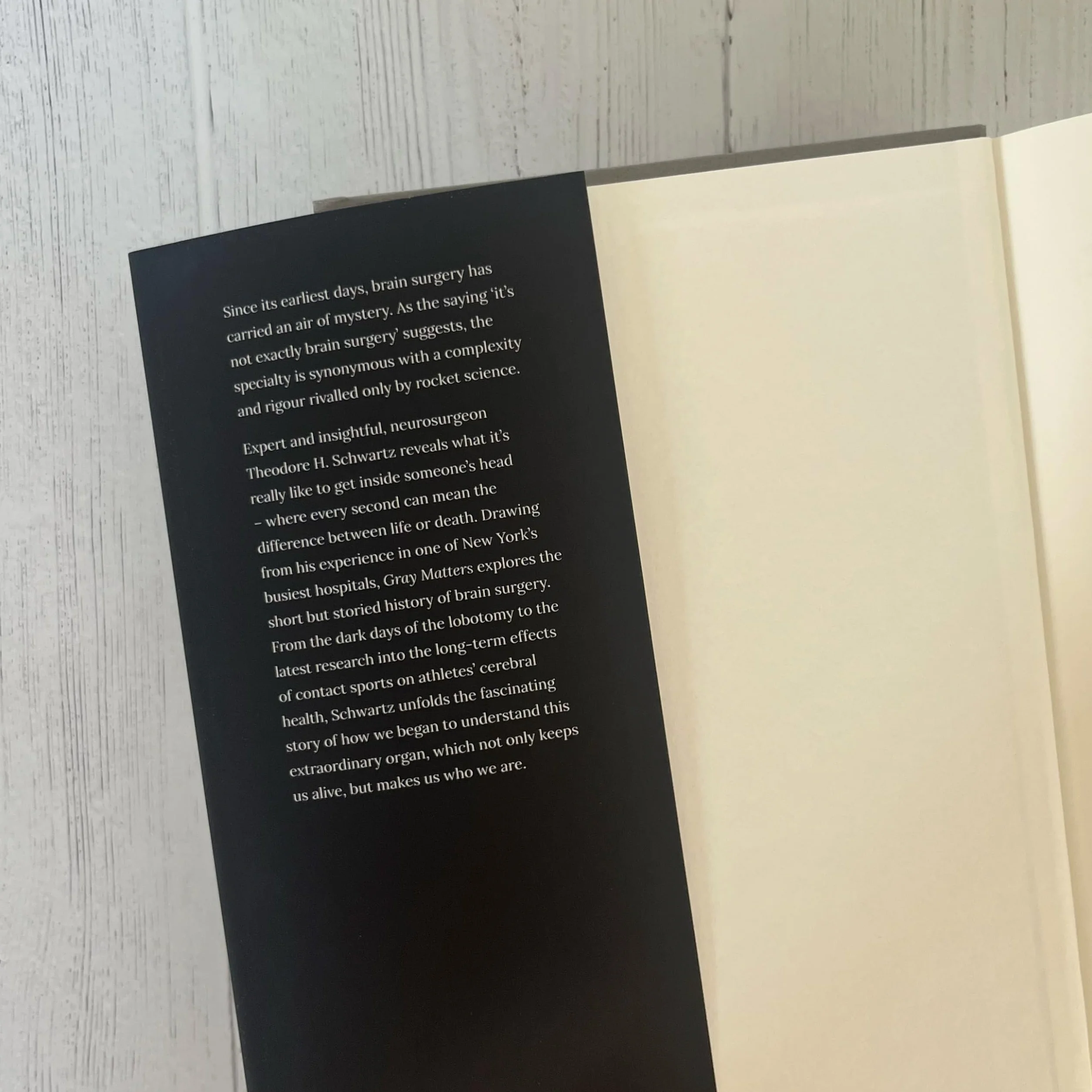 Gray Matters: A Biography of Brain Surgery