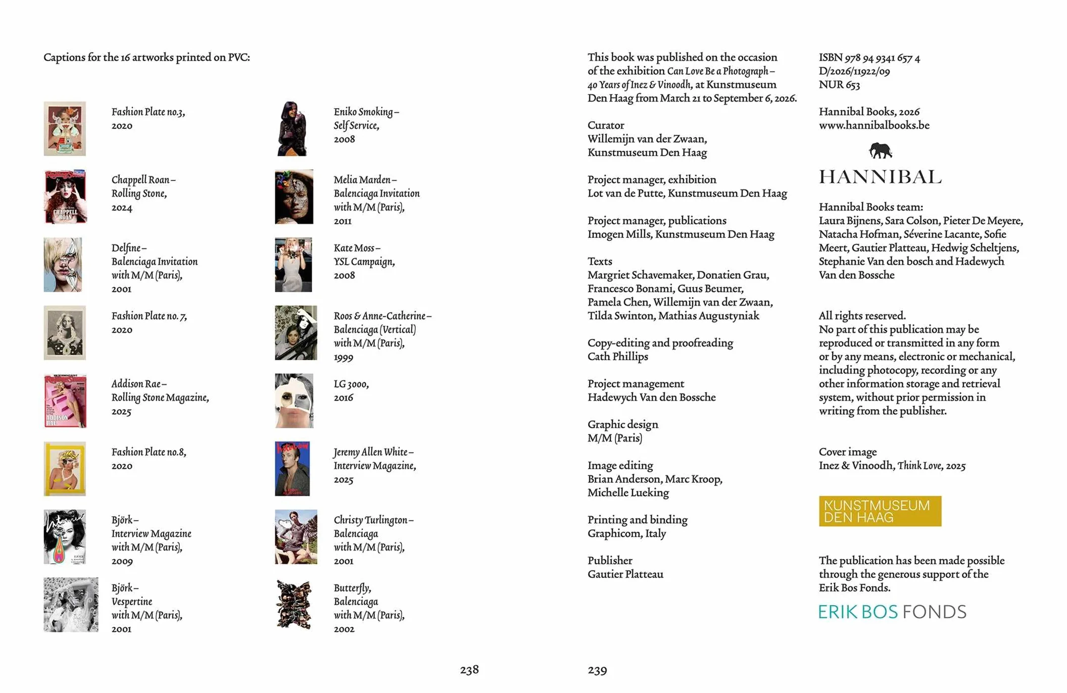Inez & Vinoodh Can Love Be a Photograph /anglais: 40 Years of Inez & Vinoodh