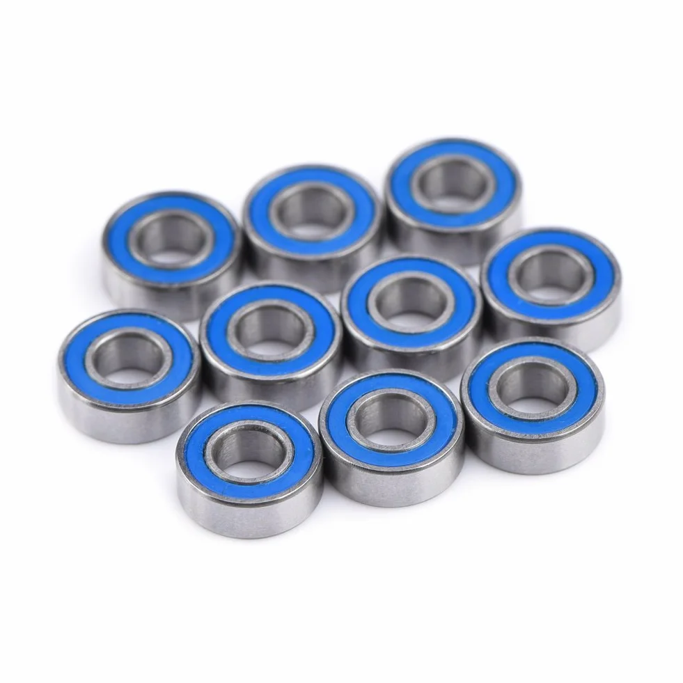 10 stücke MR115 2RS Kugellager TOPINCN Stahl Doppel geschirmt Miniaturkugellager Rillenkugellager 5x11x4mm MEHRWEG VERPACKUNG