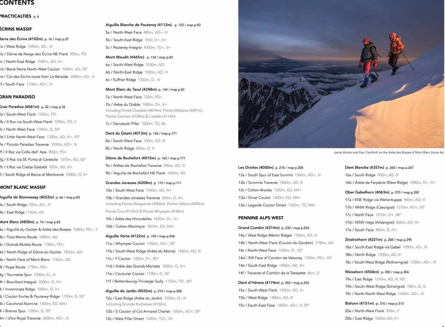 THE 4000M PEAKS OF THE ALPS VOLUME 1: WEST: Selected Alpine Climbs & Ski Mountaineering Routes