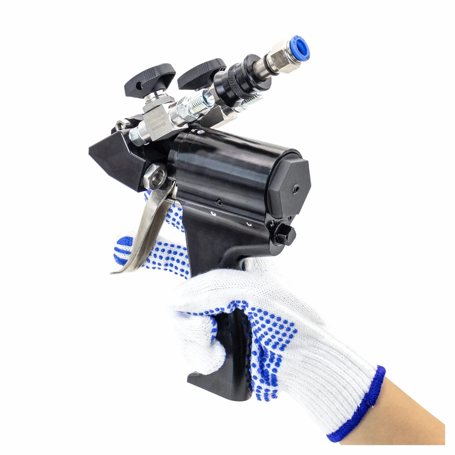 Pistolet do malowania, Pistolet Natryskowy P2 PU Pistolet Natryskowy Do Pianki Poliuretanowej Wysokociśnieniowy Pneumatyczny Pistolet Natryskowy do mebli, szafek, płotów, ścian, drzwi