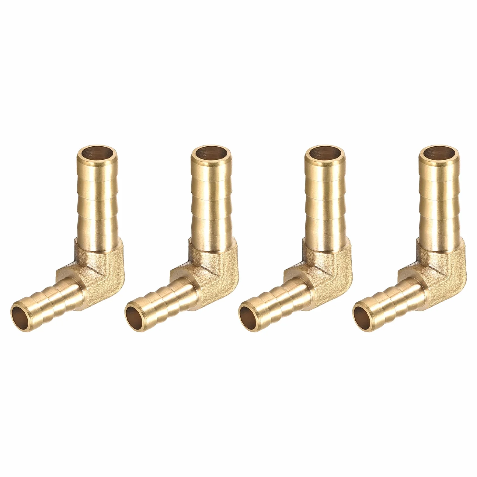 METALLIXITY Kształt L mosiądz pręt łączący 8 mm x 6 mm 4 sztuki