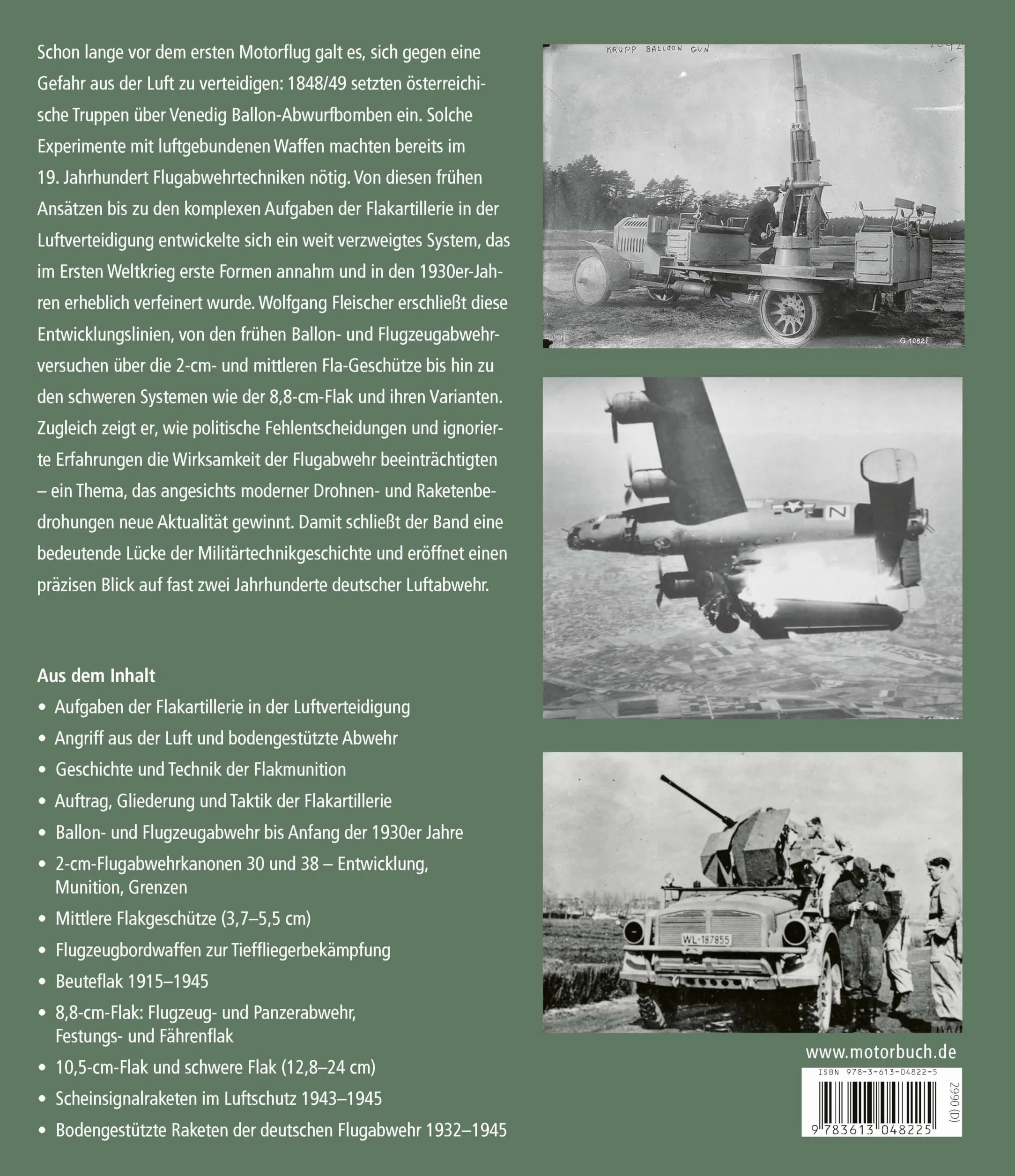 Deutsche Flugabwehr 1870-1945: Waffen - Munition - Produktion - Einsätze