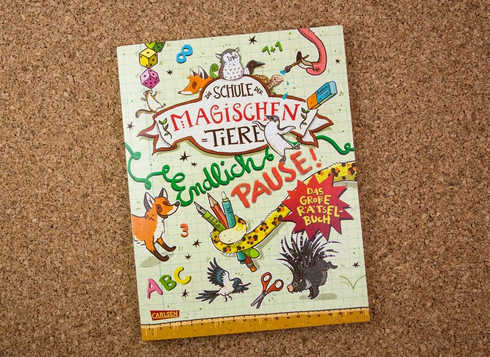 Die Schule der magischen Tiere: Endlich Pause! Das große Rätselbuch: Kinderbeschäftigung ab 8