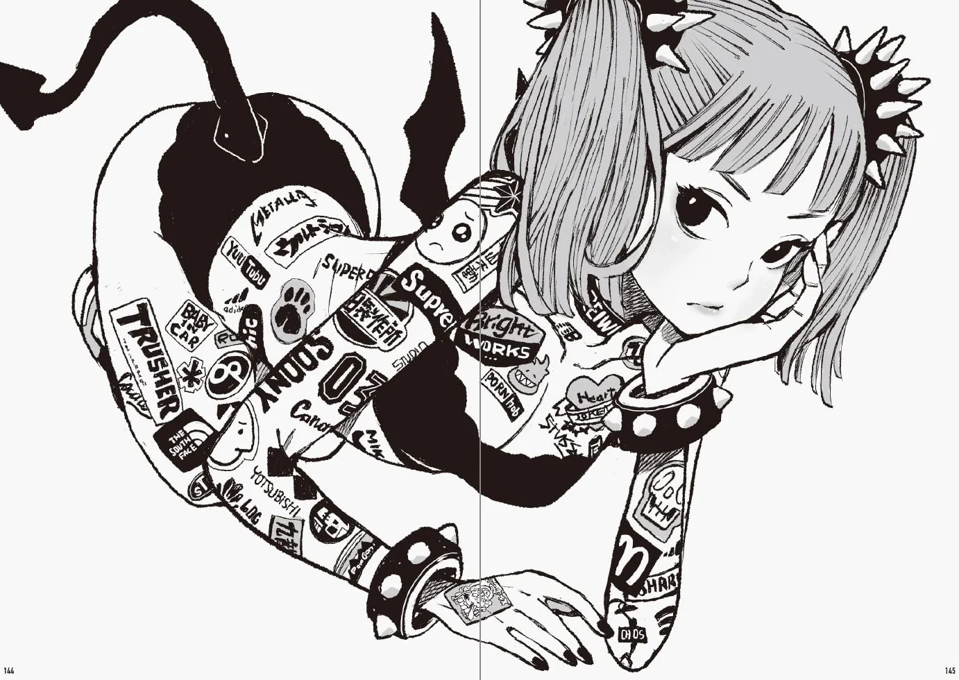 Acky Bright B/W /anglais/japonais