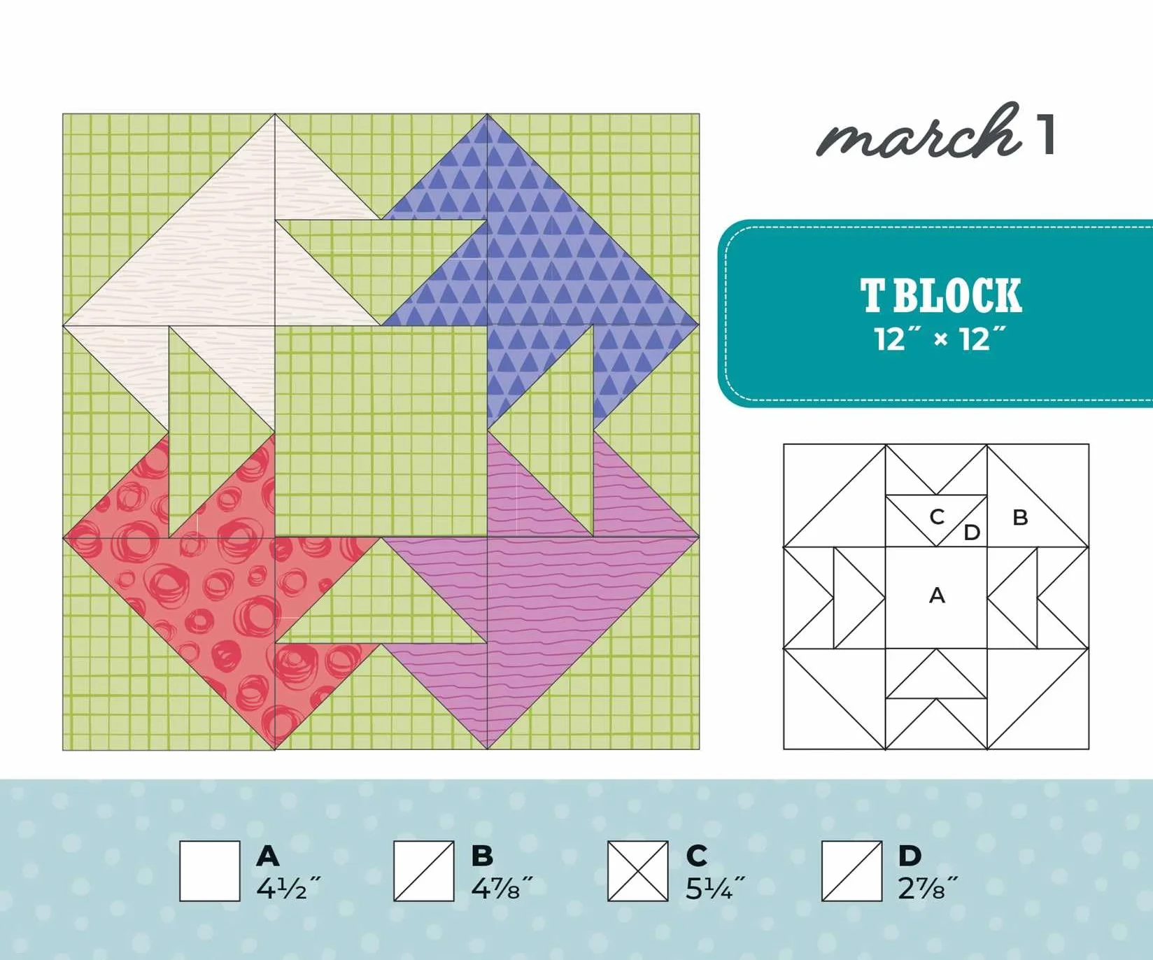 Quilter's Perpetual Block-A-Day Calendar