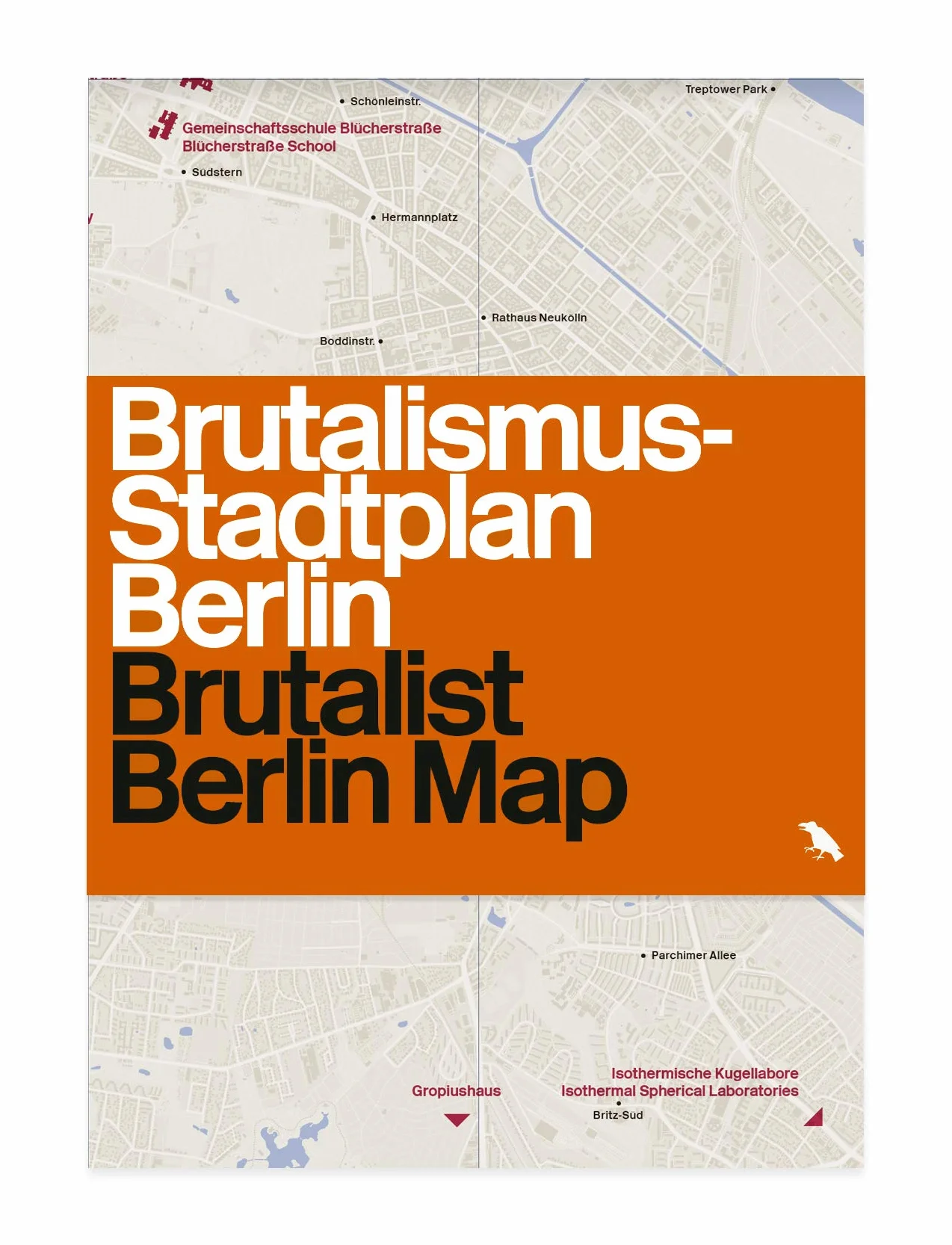 Brutalist Berlin Map: Brutalismus-stadtplan Berlin