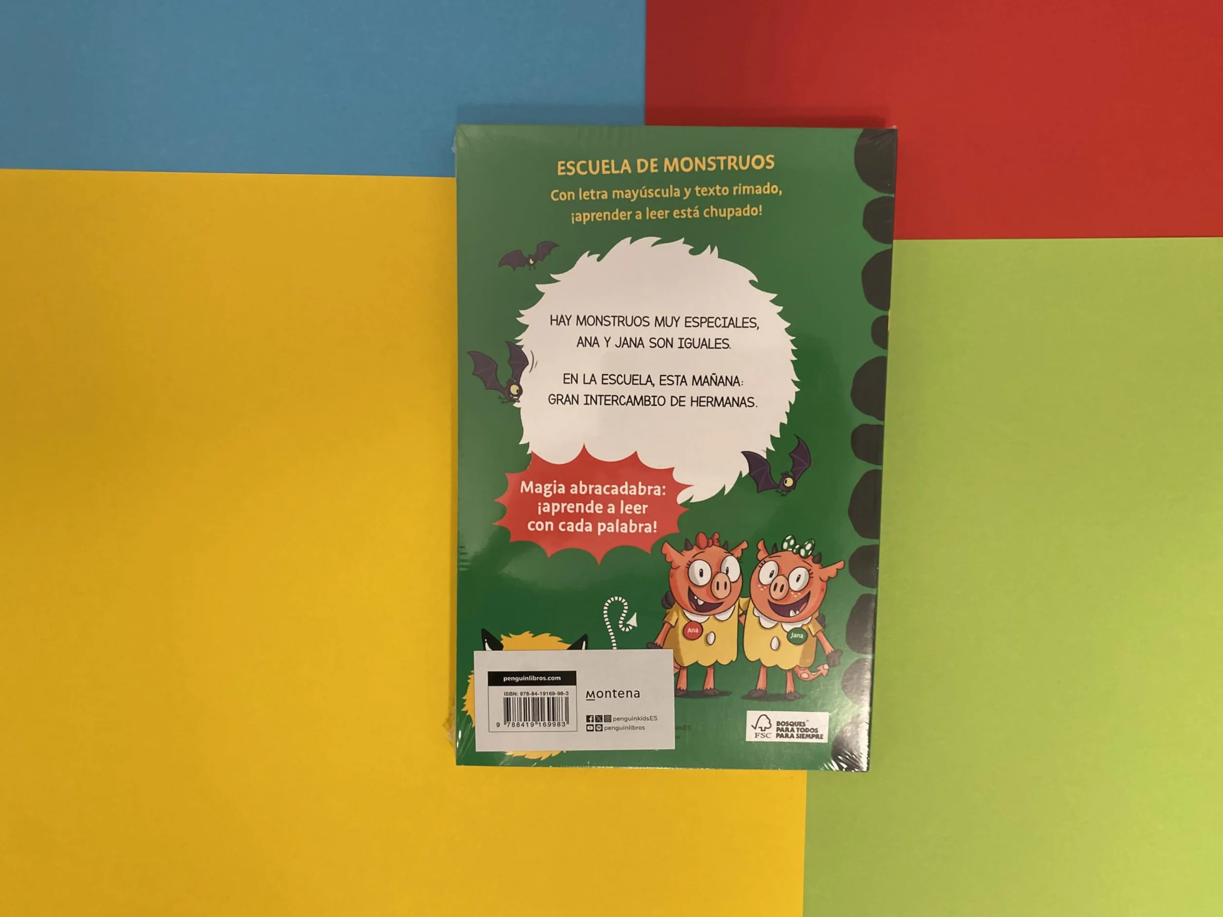 Escuela de Monstruos Pack Libros 1 2 3 En letra MAYÚSCULA aprender a leer niños 5 años