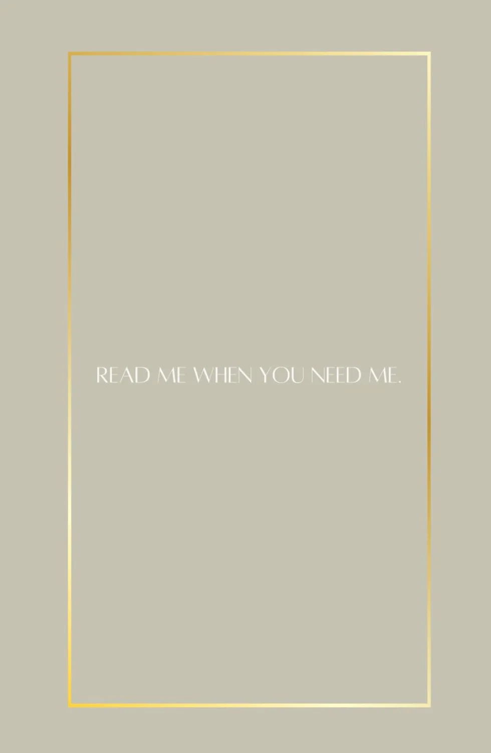 Read Me When You Need Me: Compact Edition.