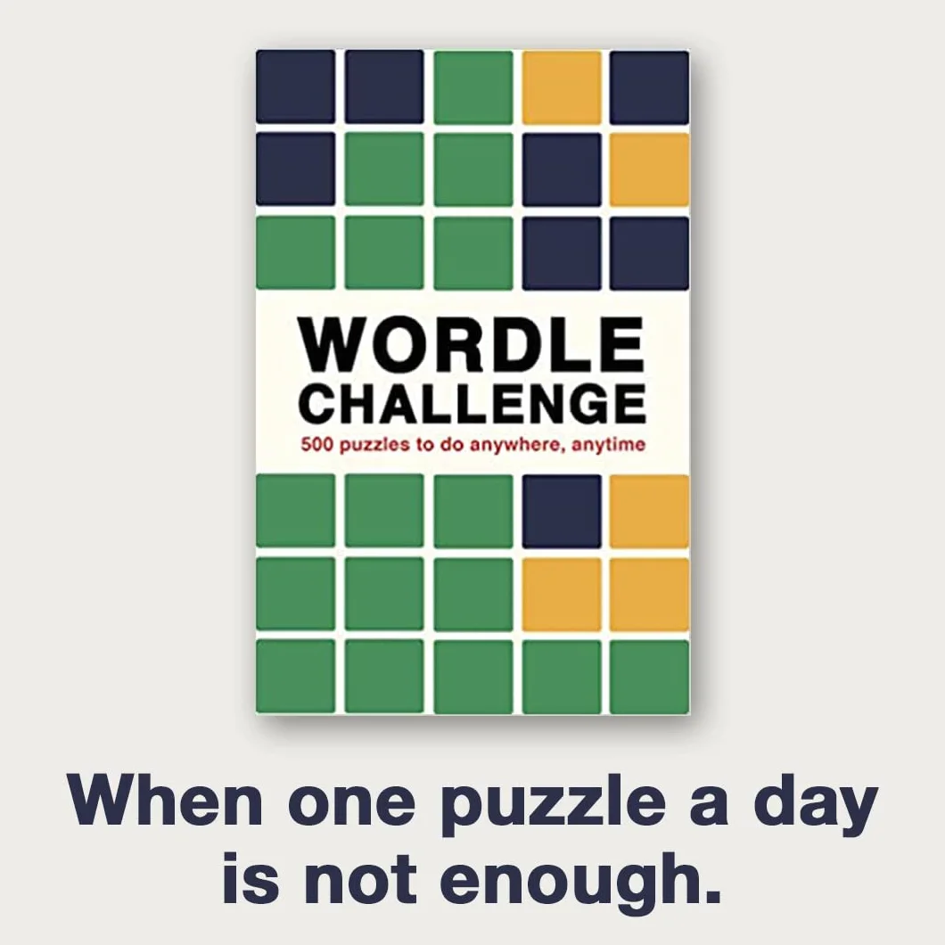 Wordle Challenge: 500 Puzzles to Do Anywhere, Anytime: 1