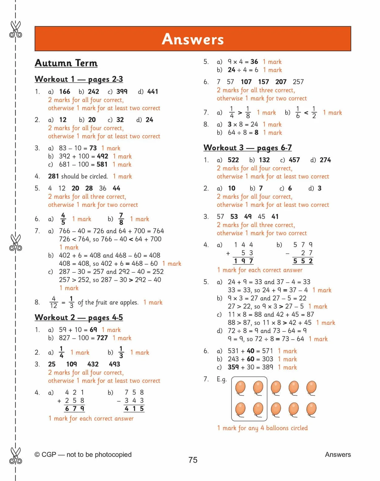 KS2 Year 4 Maths 10-Minute Weekly Workouts: Arithmetic
