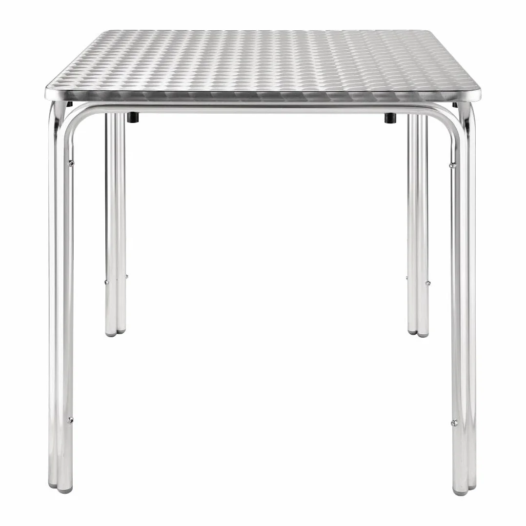 Bolero U505 stół do układania w stos stal nierdzewna kwadratowy 700 mm x 700 mm