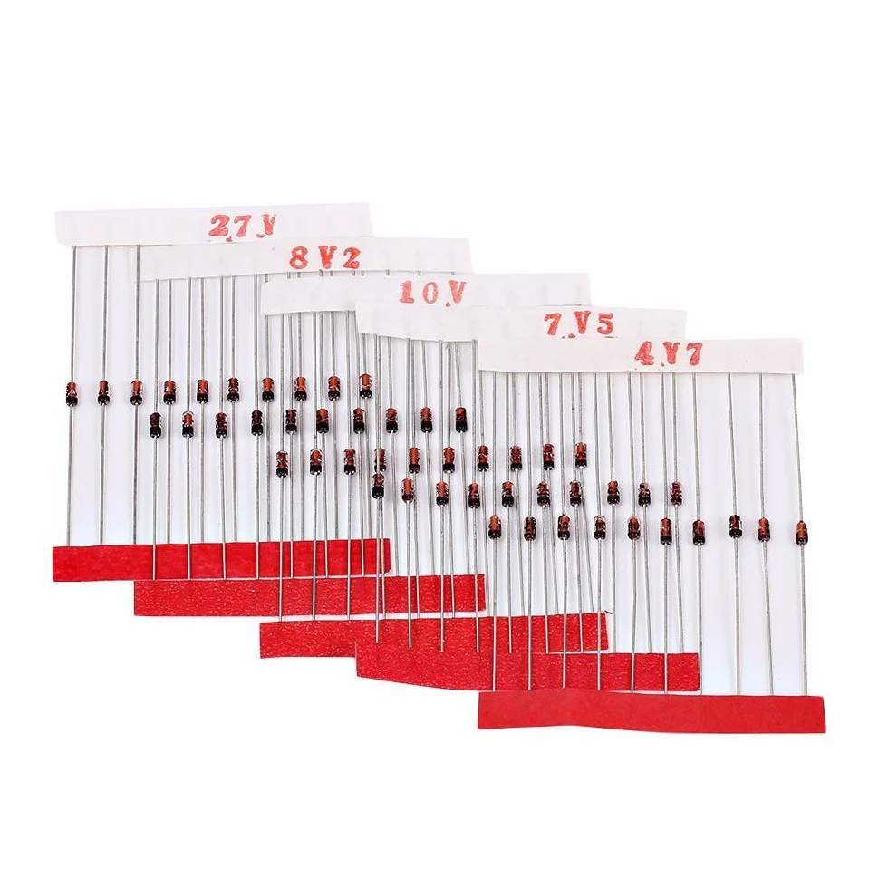 DollaTek 300Pcs (2V ~ 39V) 30 Werte 1 / 2W 0.5W Zener Diode Set gemischte Sortiment KIT