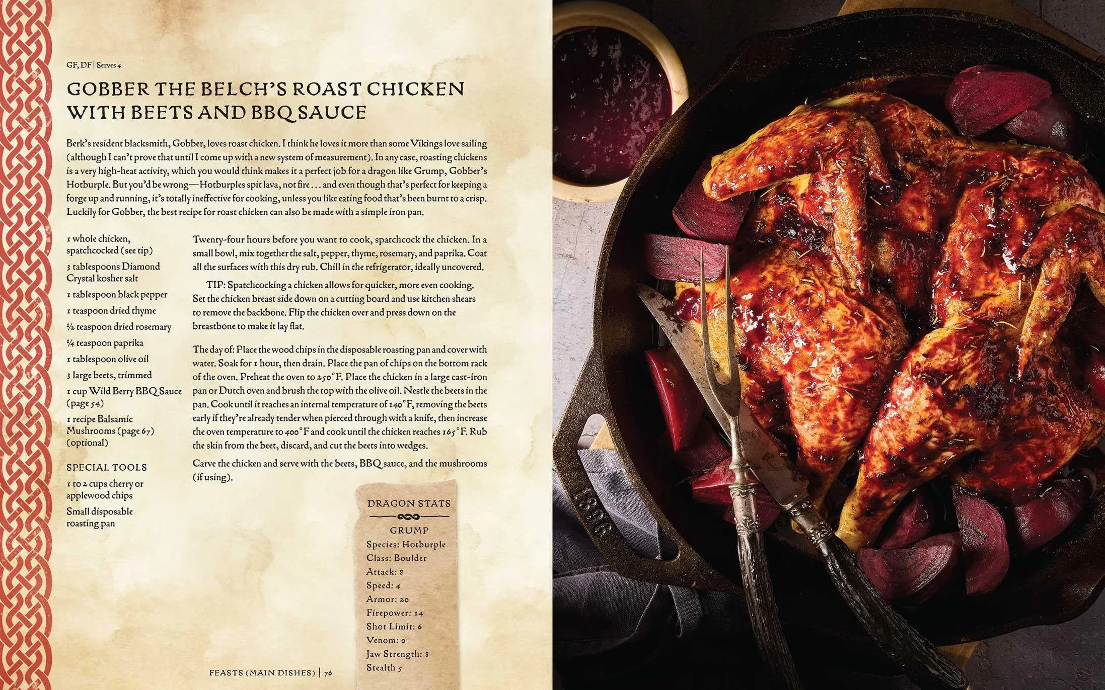 DreamWorks Dragons: Recipes from the Isle of Berk [Official Cookbook]: A Book of Feasts, Drinks, Desserts . . . and Dragons