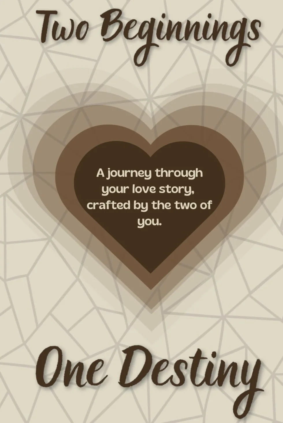 The Grand Book of the Relationship - Two Beginnings One Destiny: Personalized Journal for the Exceptional Couple | Perfect Gift for Anniversaries, Weddings, Christmas and Valentine's Day