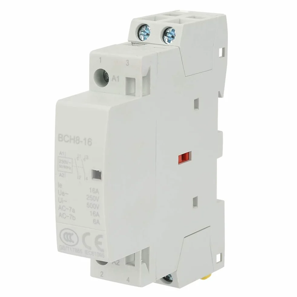 Stycznik AC 2P 16A 220V/230V 2NO 50/60Hz DIN szynowy