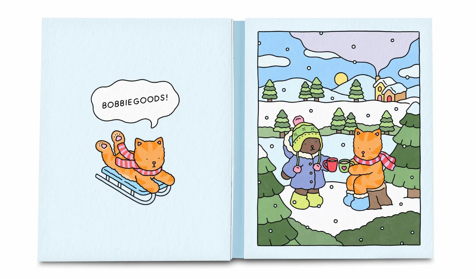 Bobbie Goods Cozy Coloring & Drawing: With a Bonus Coloring Pad