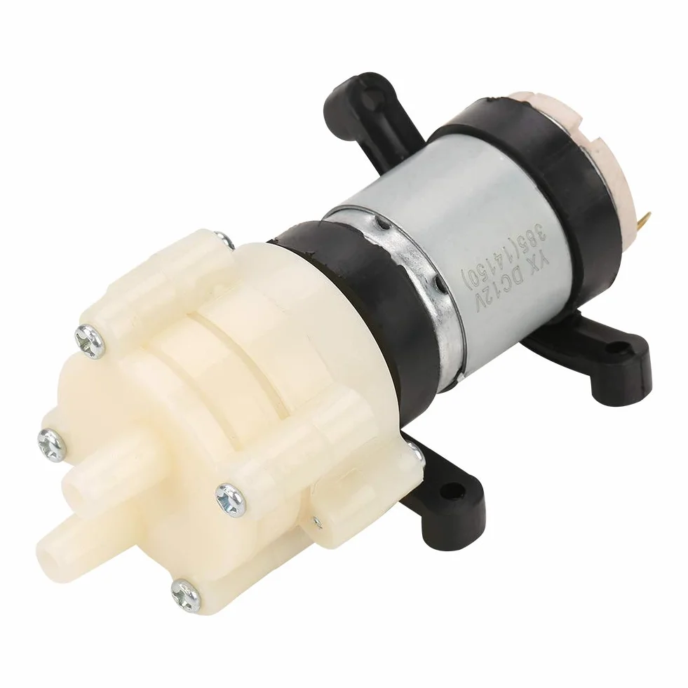 Pompa DC 12 V Mini,Cicha Membrana Elektryczna pompa ssąca wodę Membranowa do akwarium do maszyn do herbaty
