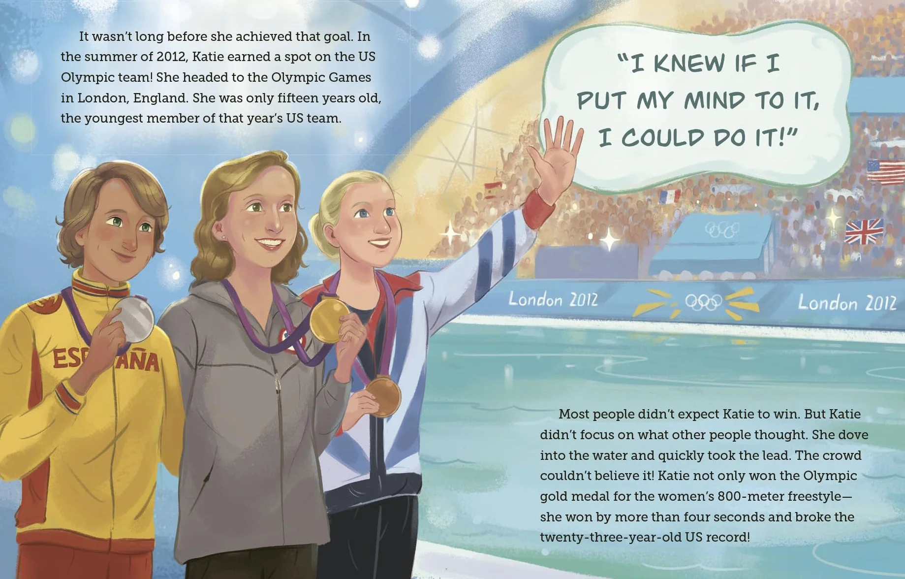 Katie Ledecky: A Little Golden Book Biography