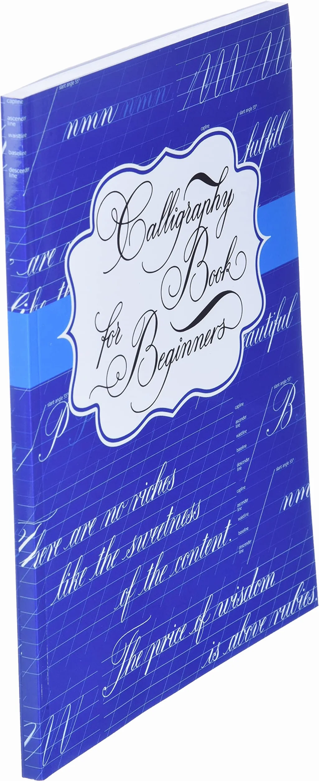 Calligraphy Book for Beginners: Lettering Workbook Teaching Cursive Handwriting Art