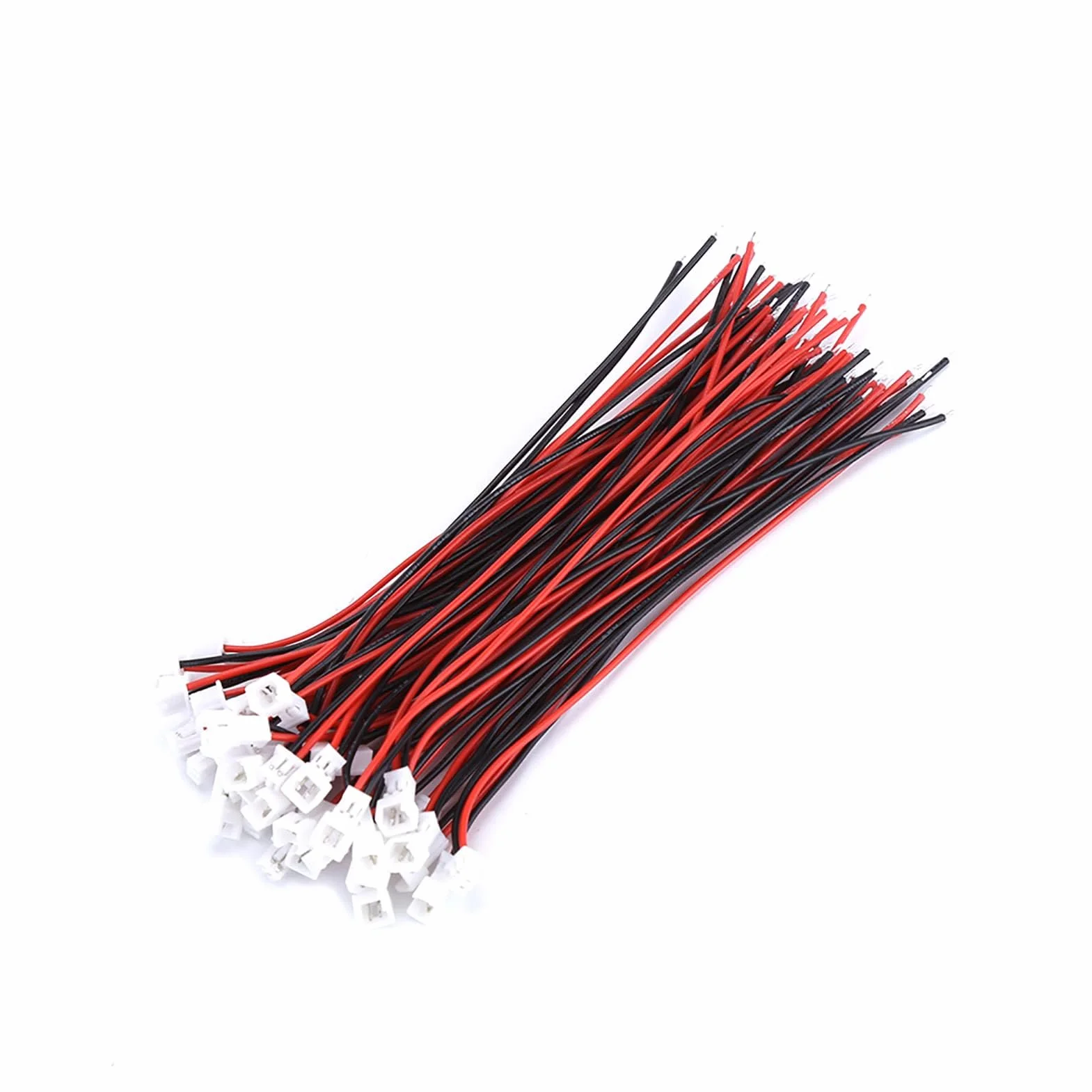 20 zestawów/opakowanie Micro JST 1,25 mm 2-pinowe/3-pinowe męskie złącze żeńskie wtyczka z przewodami kable do płytki drukowanej (2 piny)