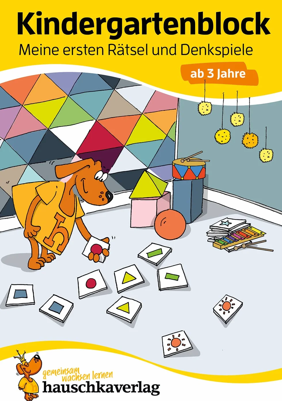 Kindergartenblock Meine ersten Rätsel und Denkspiele ab 3 Jahre Bunter Rätselblock