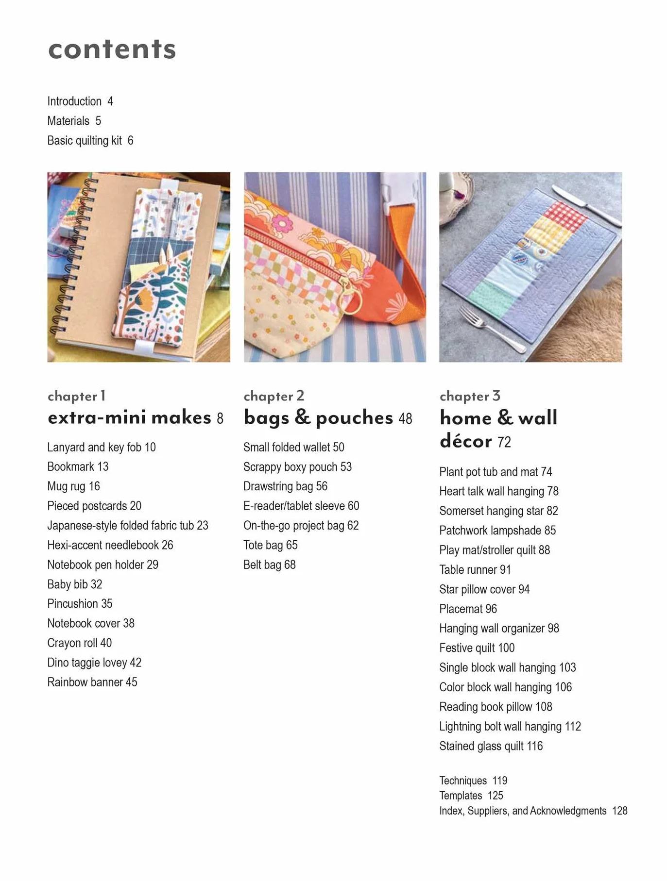 Mini Quilting: 35 Modern Quick-To-Sew Projects to Use Up Fabric Stash