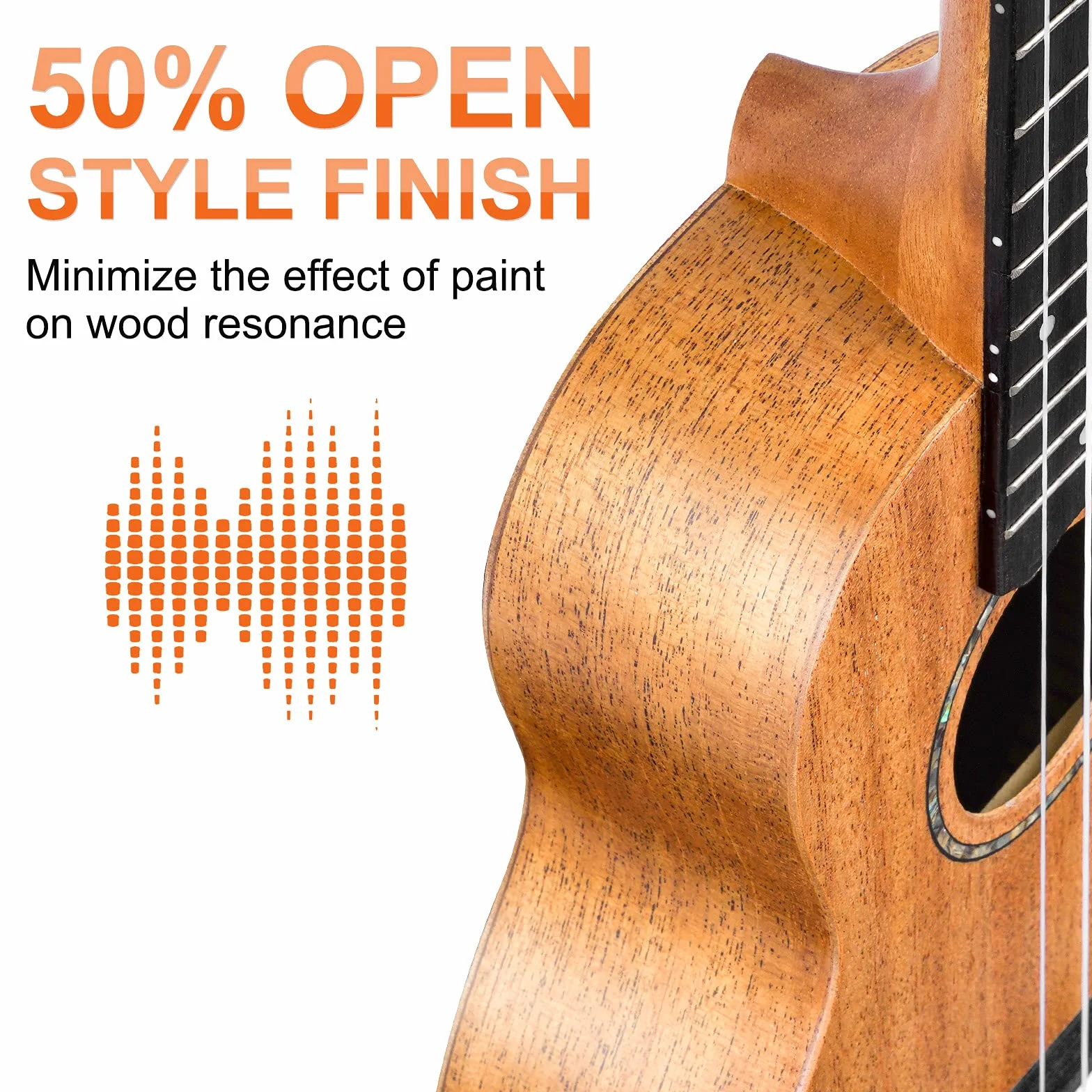 Vangoa Ukulele sopranowe, zestaw dla początkujących, ukulele, mahoń, dla początkujących, studentów, dzieci, z torbą Gig Bag