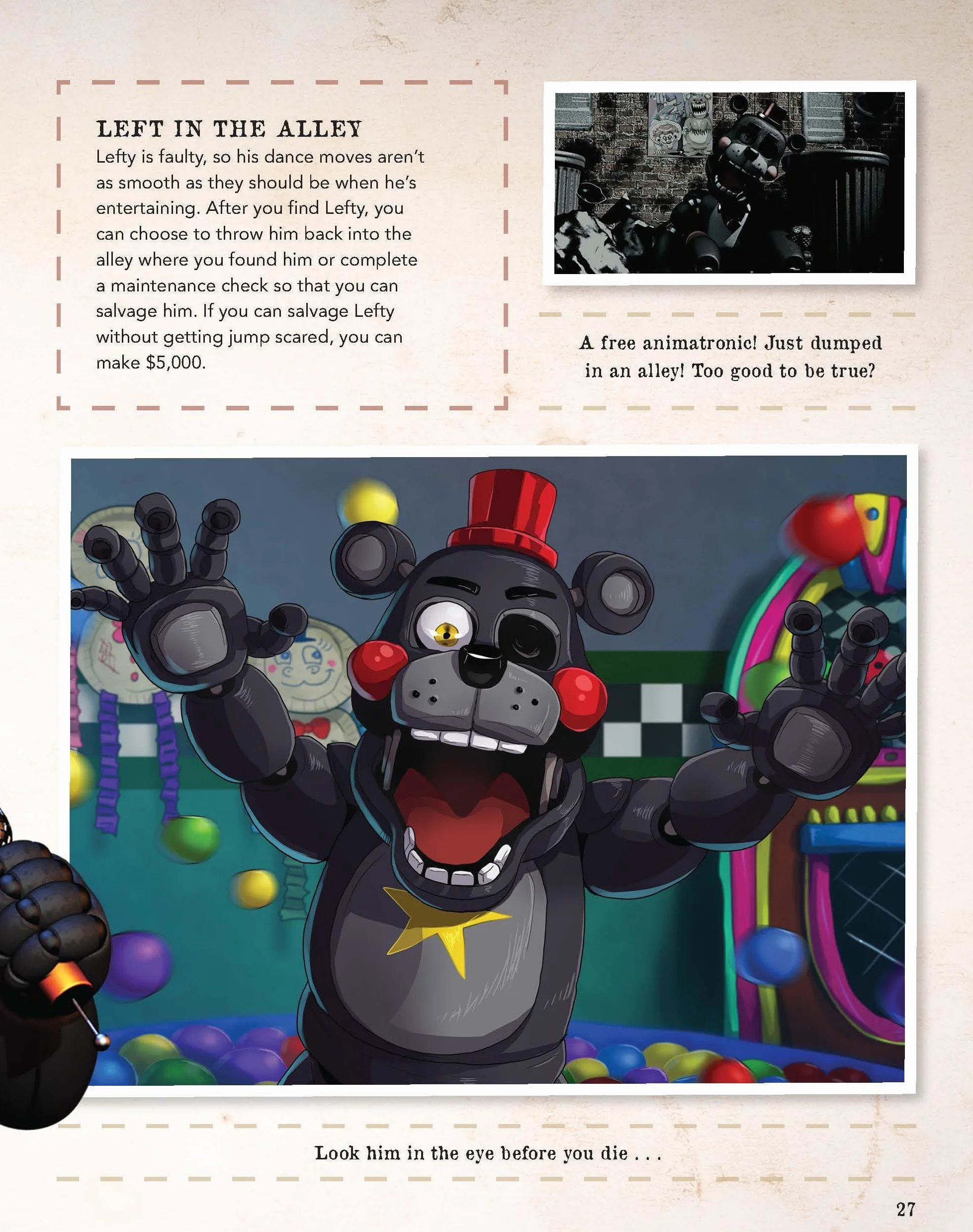 Five Nights at Freddy's Character Encyclopedia Afk Book