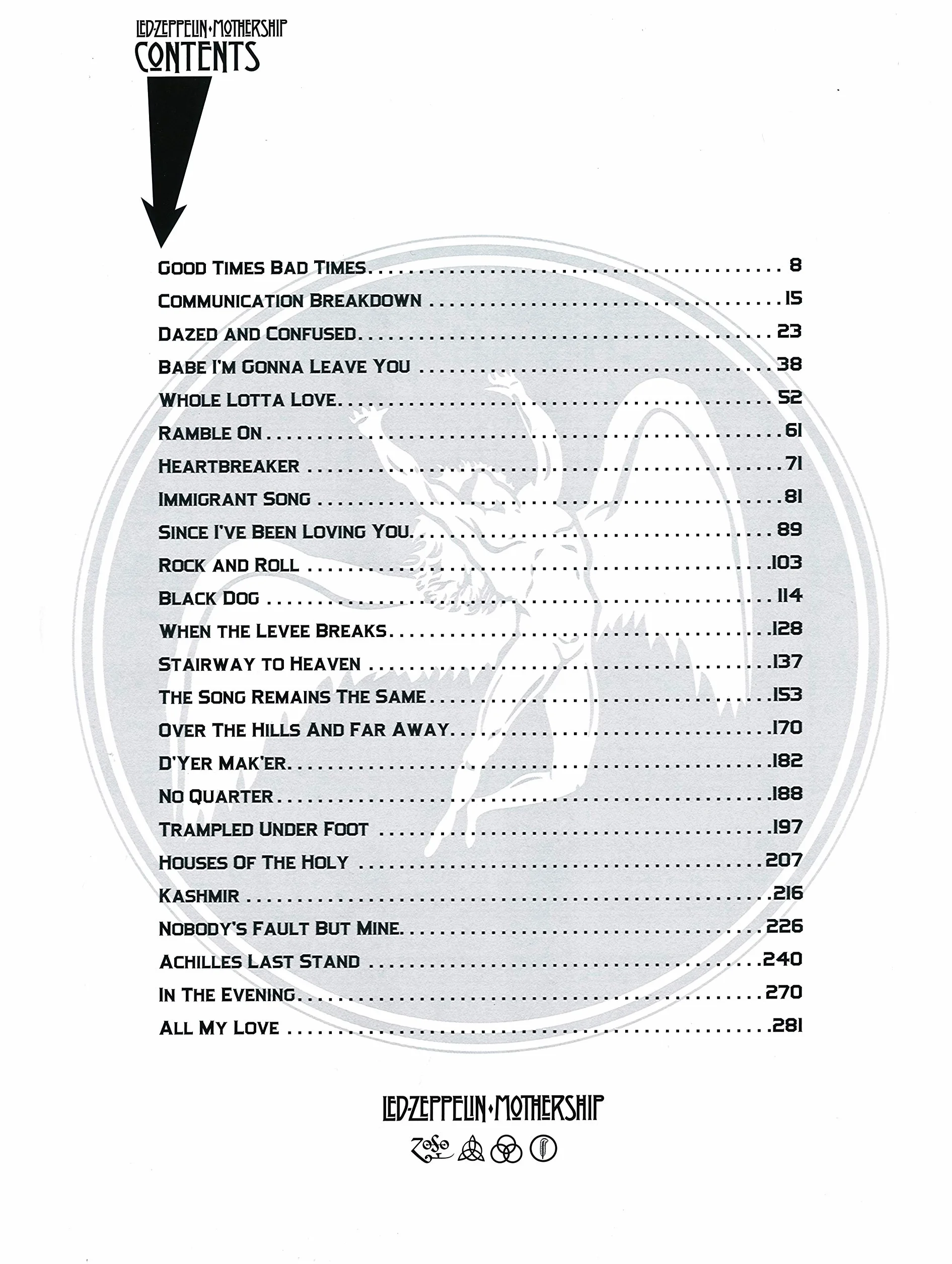 Led Zeppelin -- Mothership: Authentic Guitar Tab