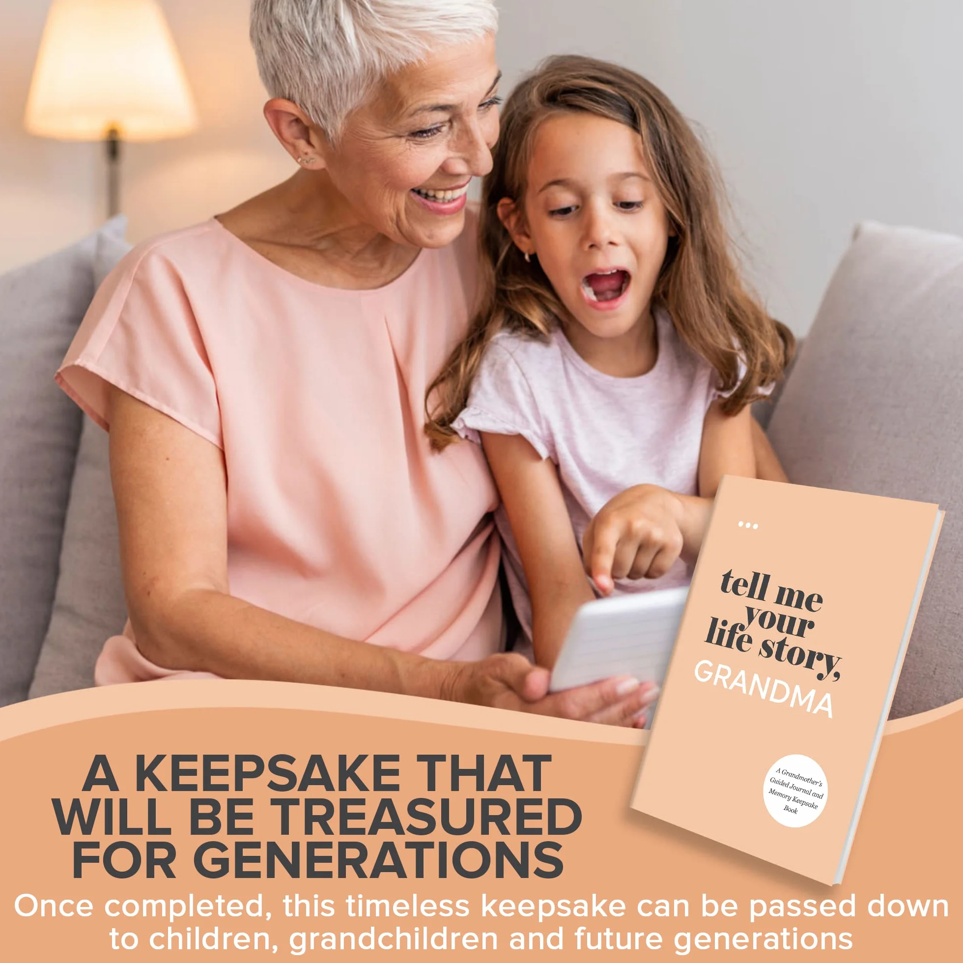 Tell Me Your Life Story, Grandma: A Grandmother’s Guided Journal and Memory Keepsake Book