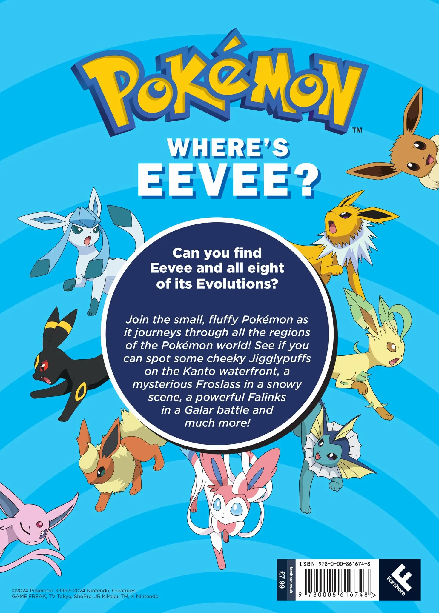 Pokémon Where’s Eevee? An Evolutions Search and Find Book: An action-packed search and find for fans aged 6 and up in this official Pokémon adventure!