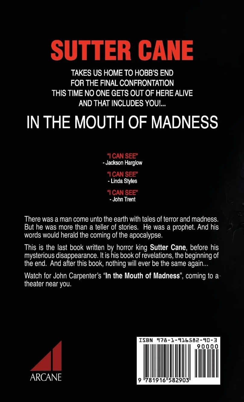 In The Mouth of Madness: Mass Market Edition
