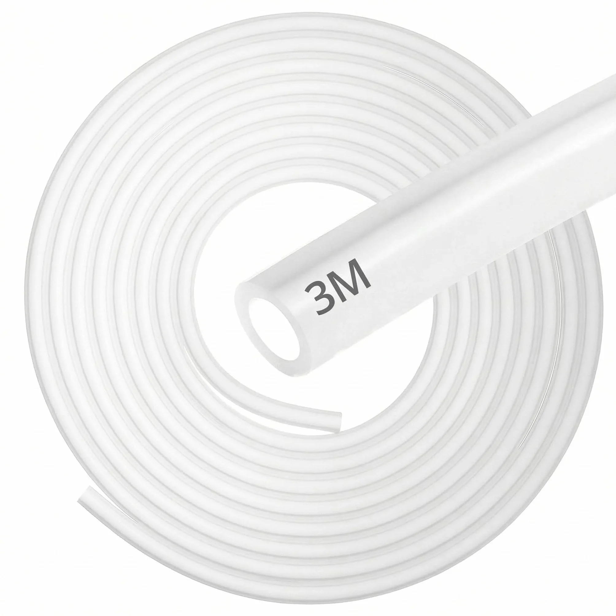 QWORK 3-metrowa rurka silikonowa 4mm x 6mm do transferu wody
