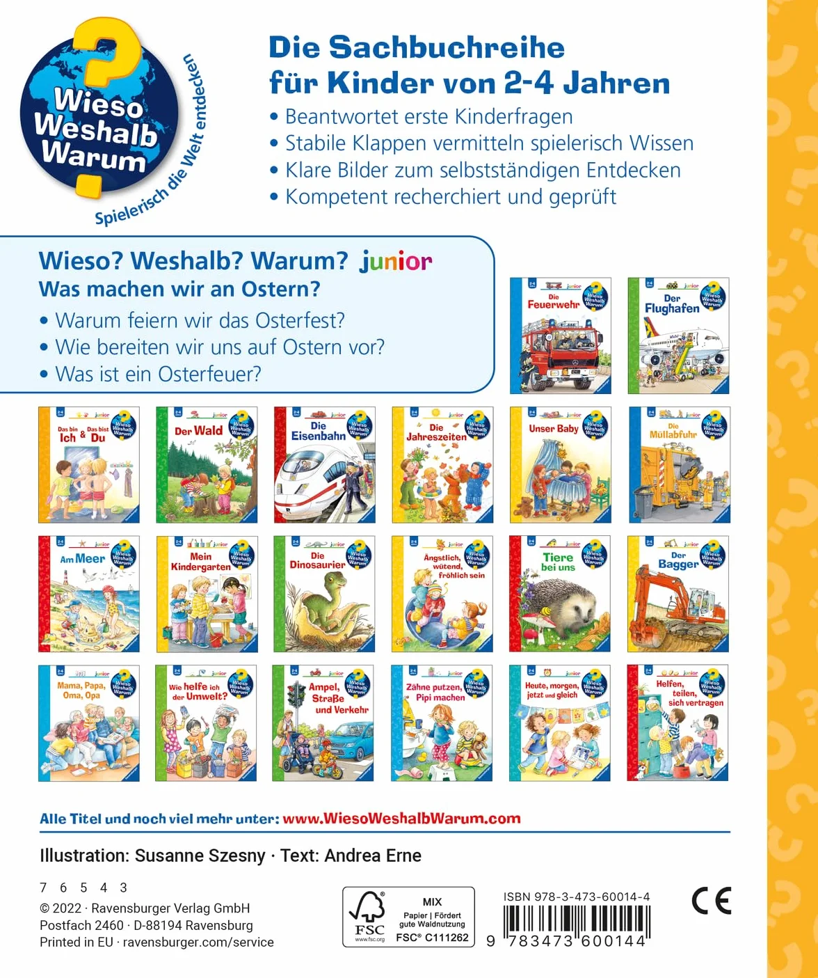 Wieso? Weshalb? Warum? junior Band 54: Was machen wir an Ostern?