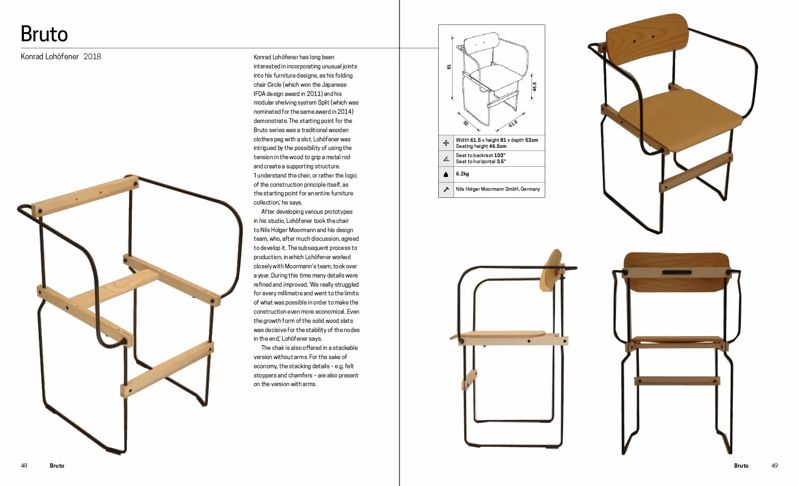 Chair Anatomy: Design and Construction 2nd ed