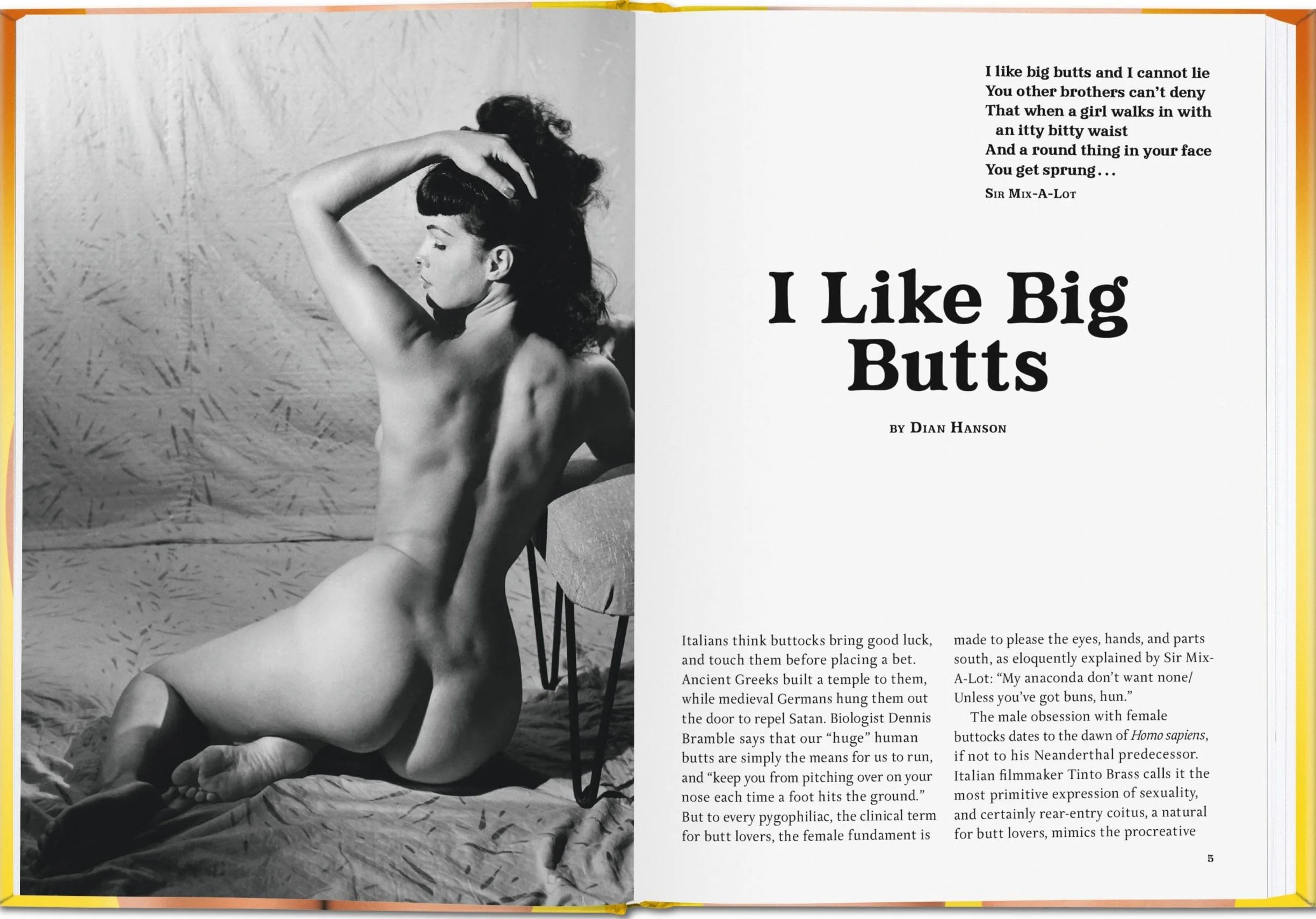 The Little Big Butt Book: The Tiny Tome of Tasty Tush