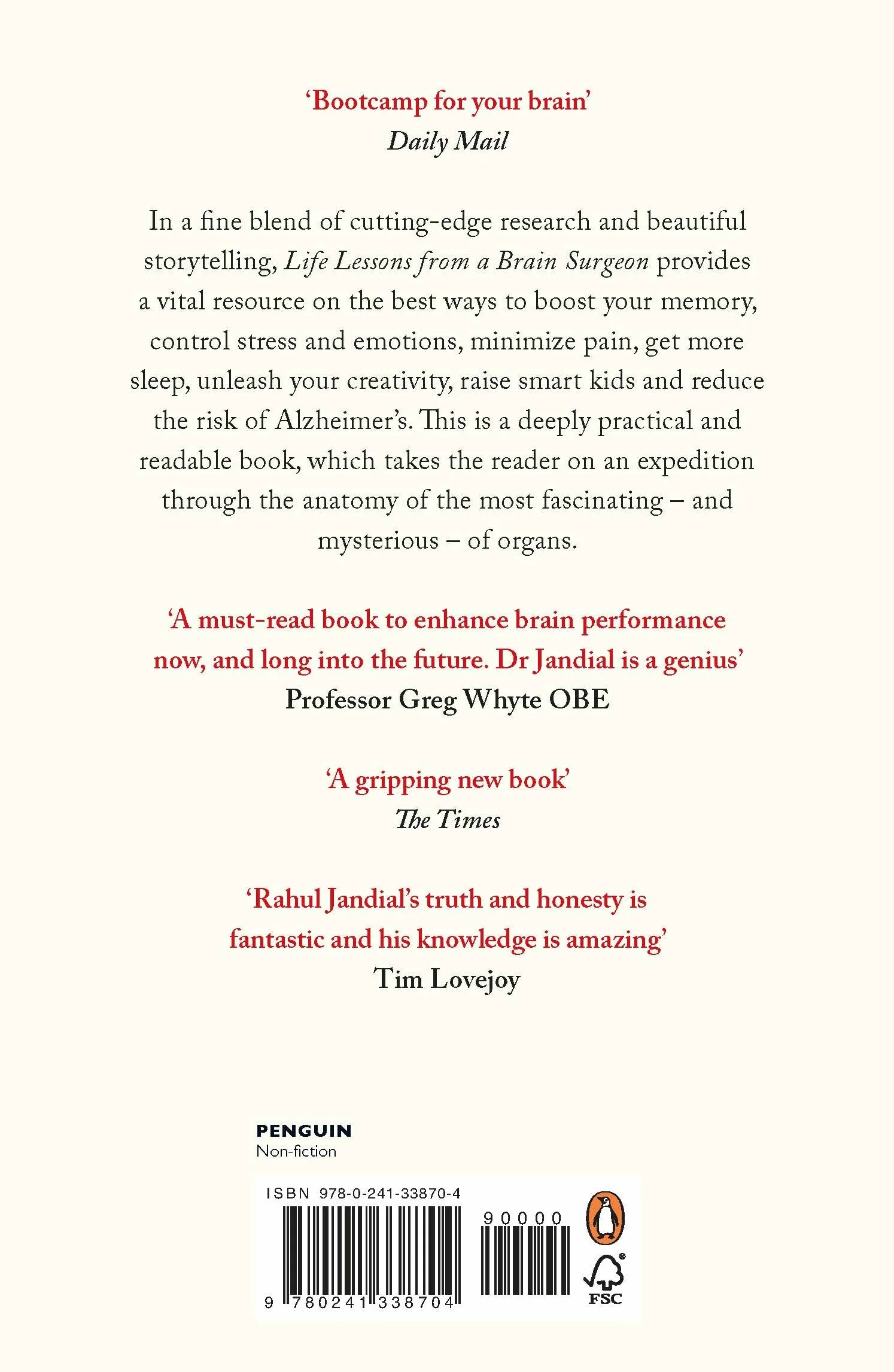 Life Lessons from a Brain Surgeon: The New Science and Stories of the Brain