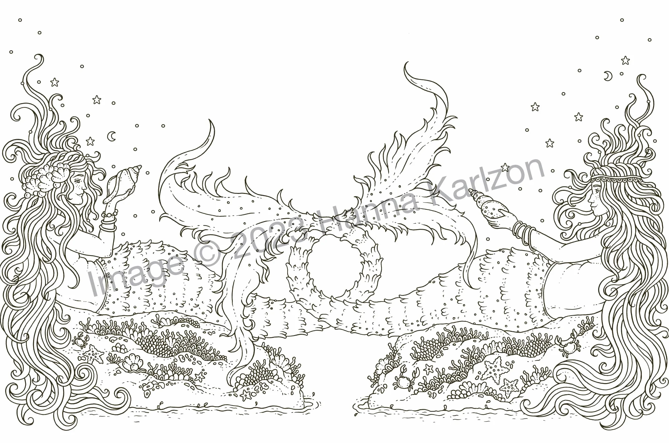 Tales from Atlantis: Coloring Book