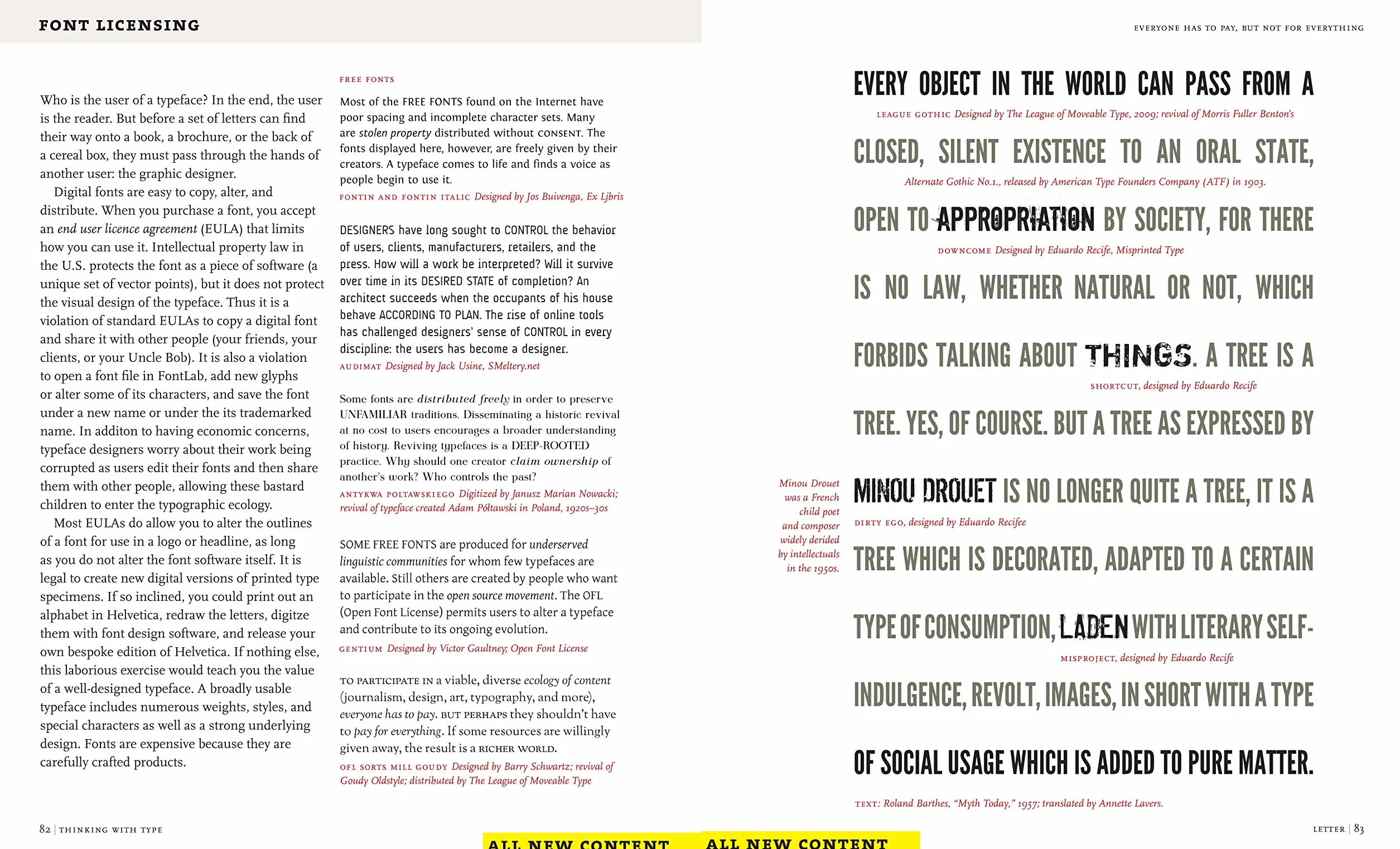 Thinking with Type (2nd ed) /anglais: A Critical Guide for Designers, Writers, Editors, and Students (Design Briefs)
