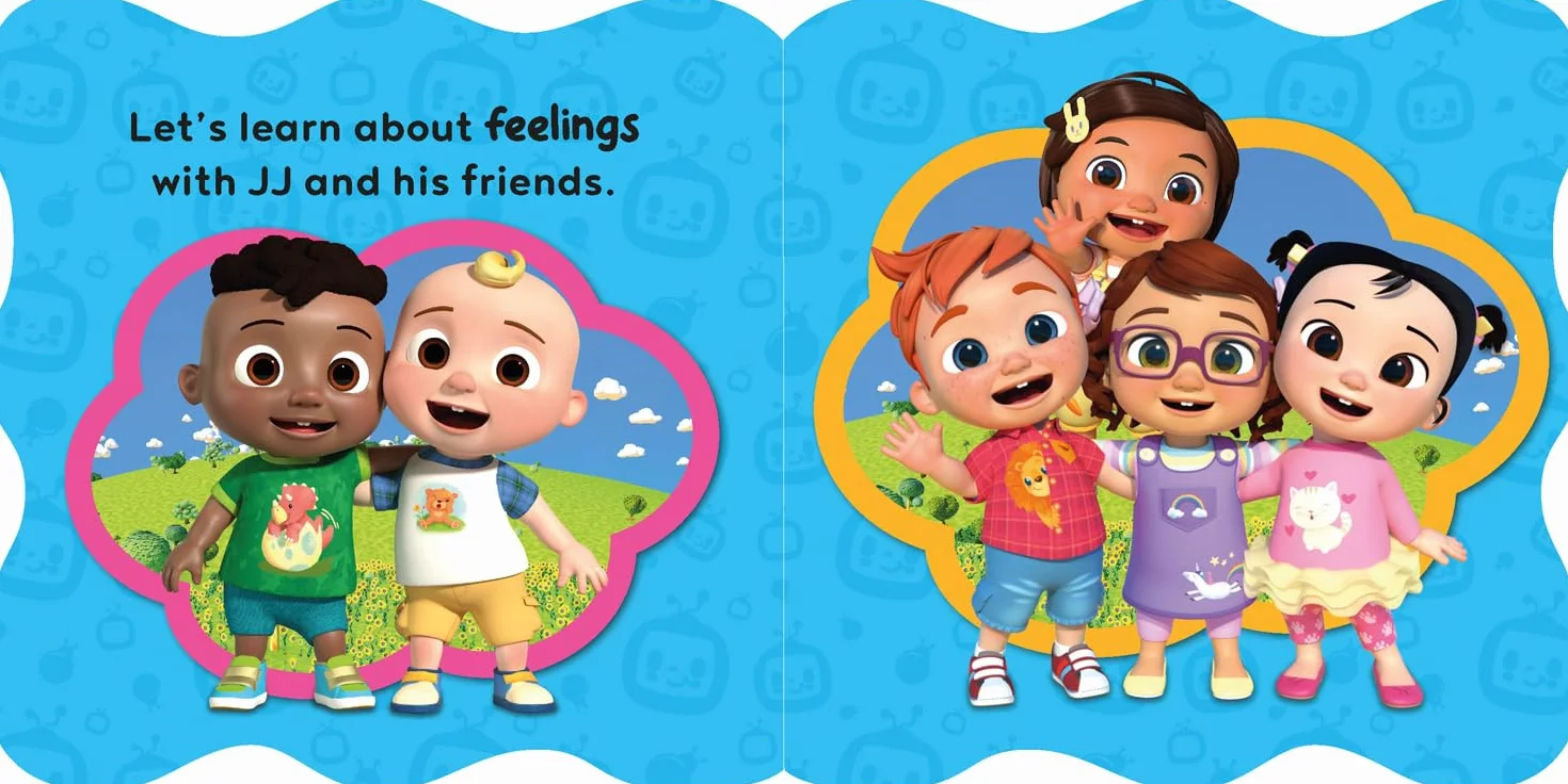 CoComelon Feelings Board Book: Discover Emotions with JJ for Ages 1-4